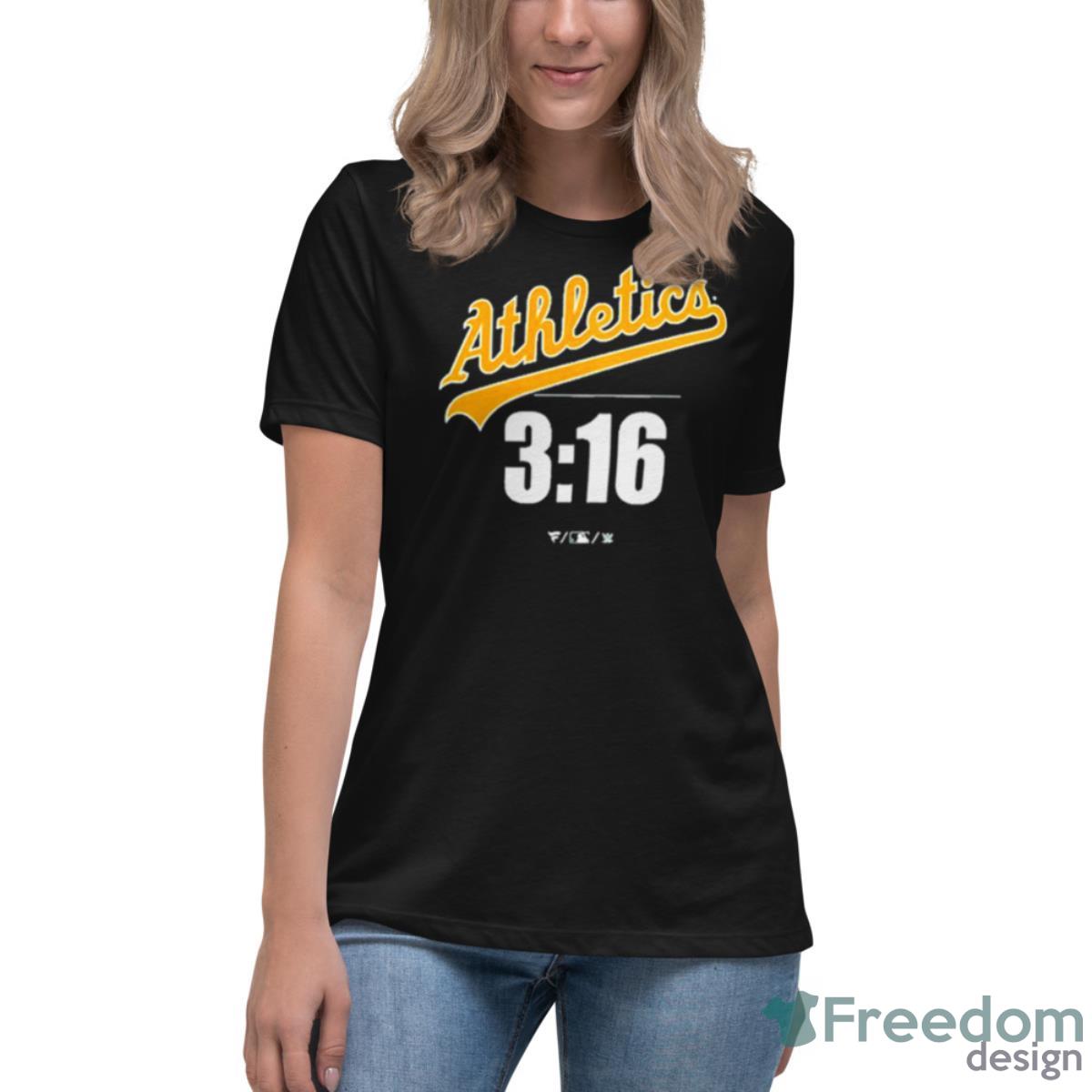 Stone Cold Steve Austin Oakland Athletics Fanatics Branded 3 16 Shirt - Womens Relaxed Short Sleeve Jersey Tee Stone Cold Steve Austin Oakland Athletics Fanatics Branded 3 16 Shirt - Womens Relaxed Short Sleeve Jersey Tee