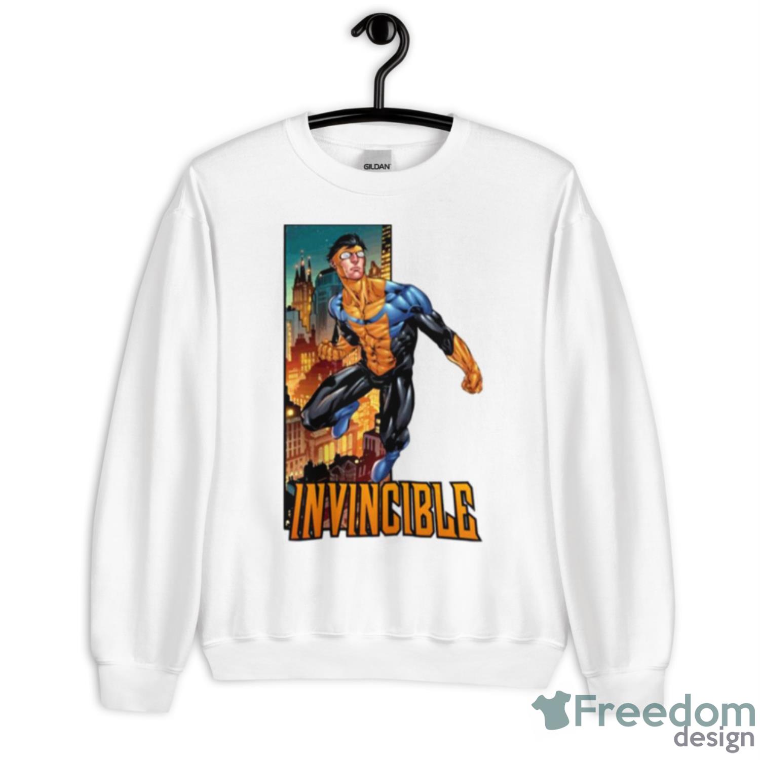 Strong Cartoon Invincible Shirt - Unisex Heavy Blend Crewneck Sweatshirt