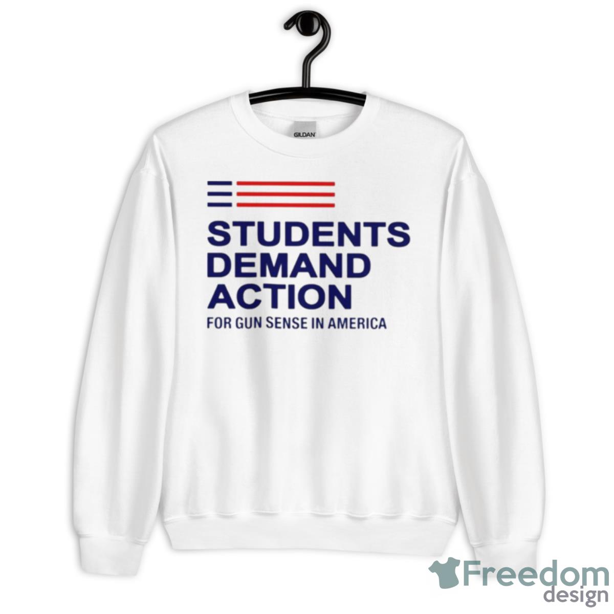 Students Demand Action For Gun Sense In America Shirt - Unisex Heavy Blend Crewneck Sweatshirt