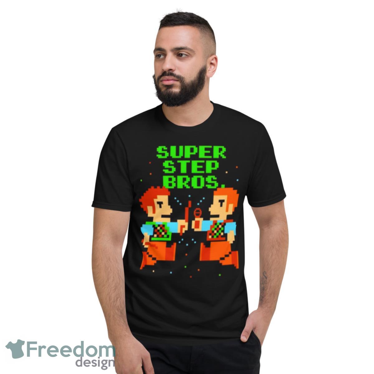 Super Step Bros 8 Bit Shirt - Short Sleeve T-Shirt