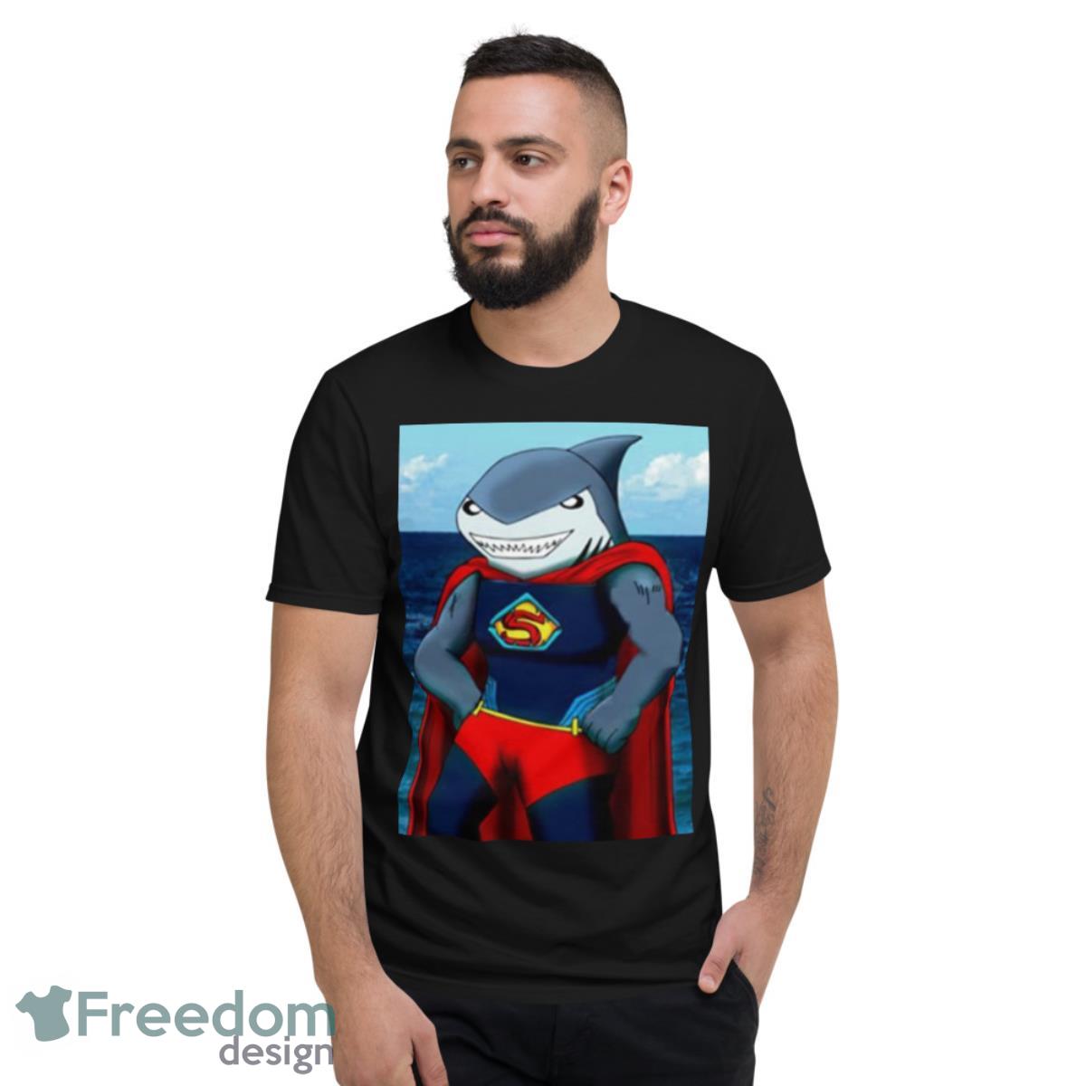 Superman Shark Shirt - Short Sleeve T-Shirt