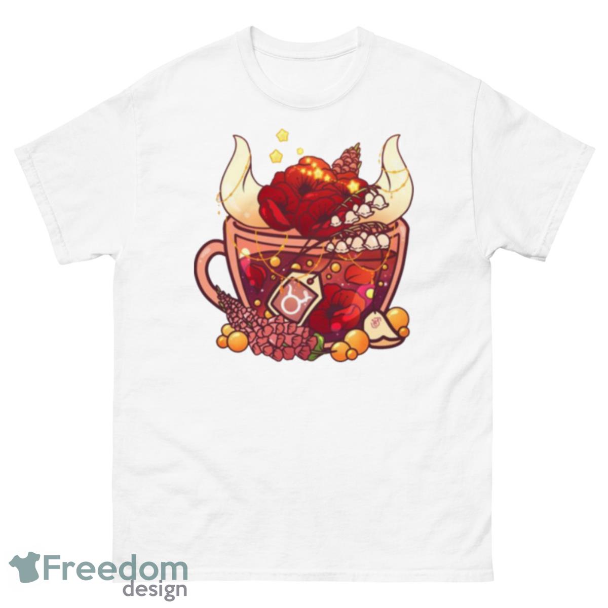 Taurus Zodiac Teacup Shirt - 500 Men’s Classic Tee Gildan