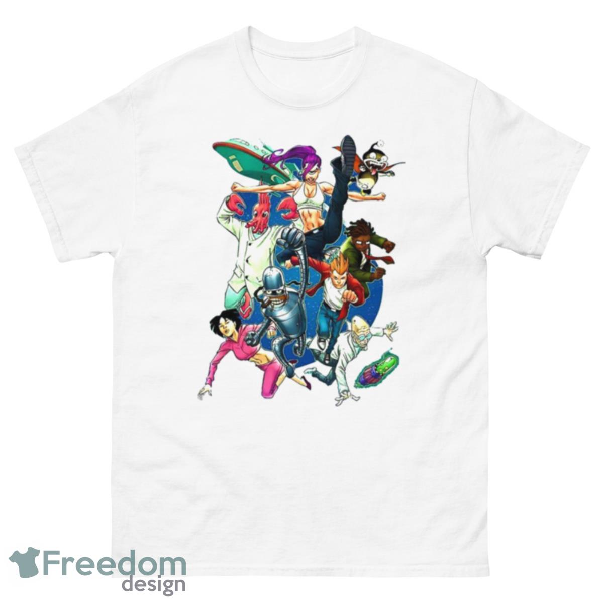 Team Hero Artwork The Futurama Shirt - 500 Men’s Classic Tee Gildan