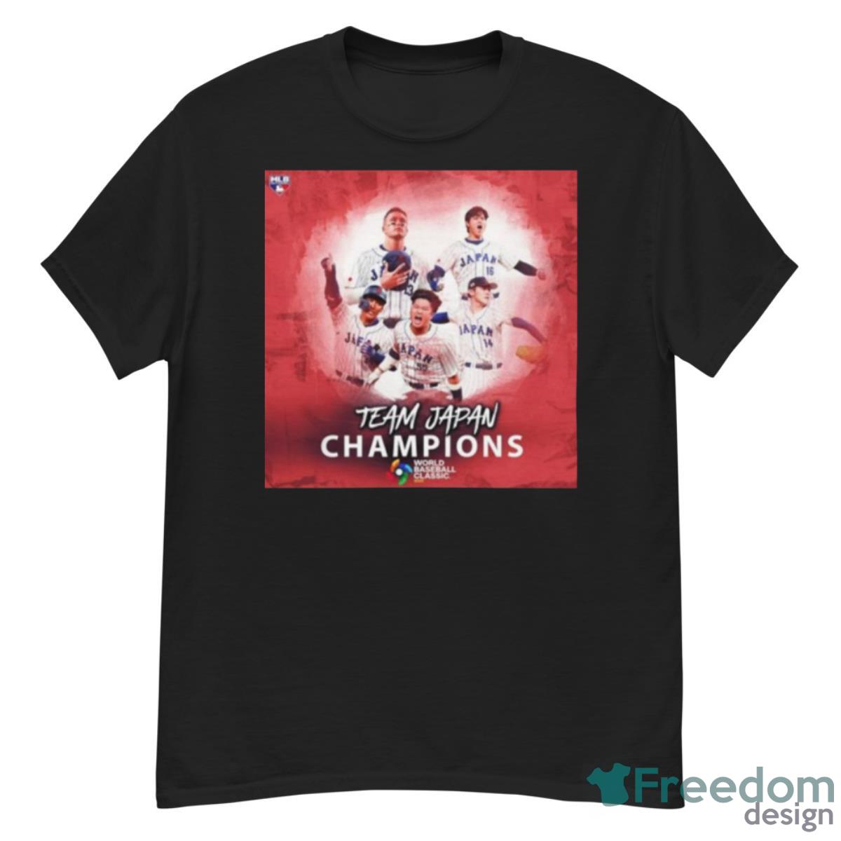 Team Japan Wins Their Third For The World Baseball Classic 2023 Shirt - G500 Men’s Classic T-Shirt