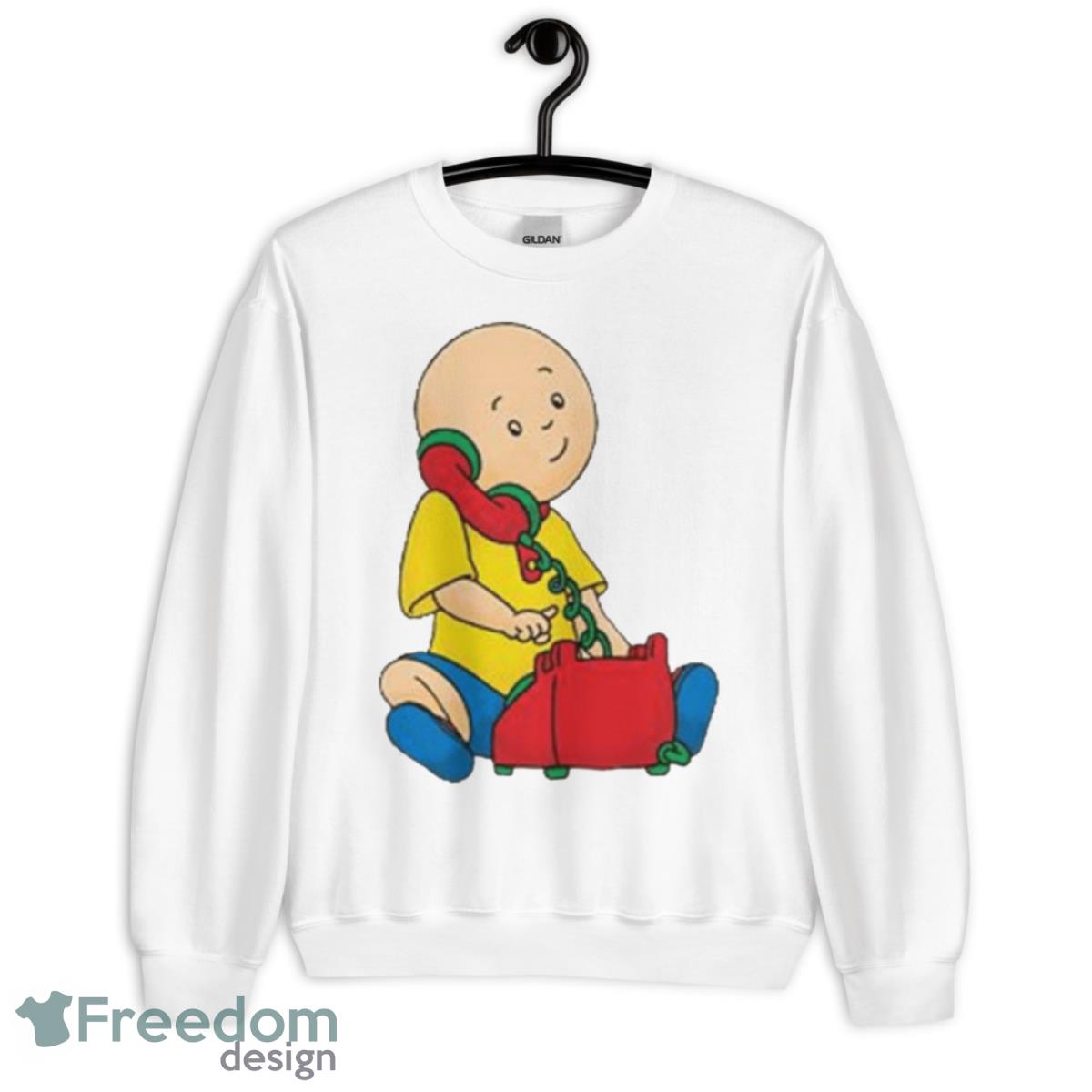 Telephone Caillou Call Friend Shirt - Unisex Heavy Blend Crewneck Sweatshirt