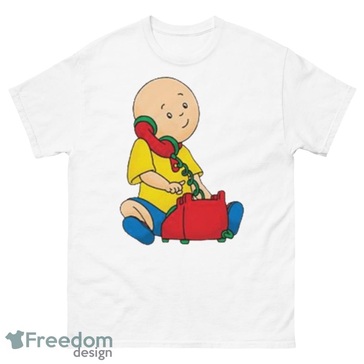 Telephone Caillou Call Friend Shirt - 500 Men’s Classic Tee Gildan