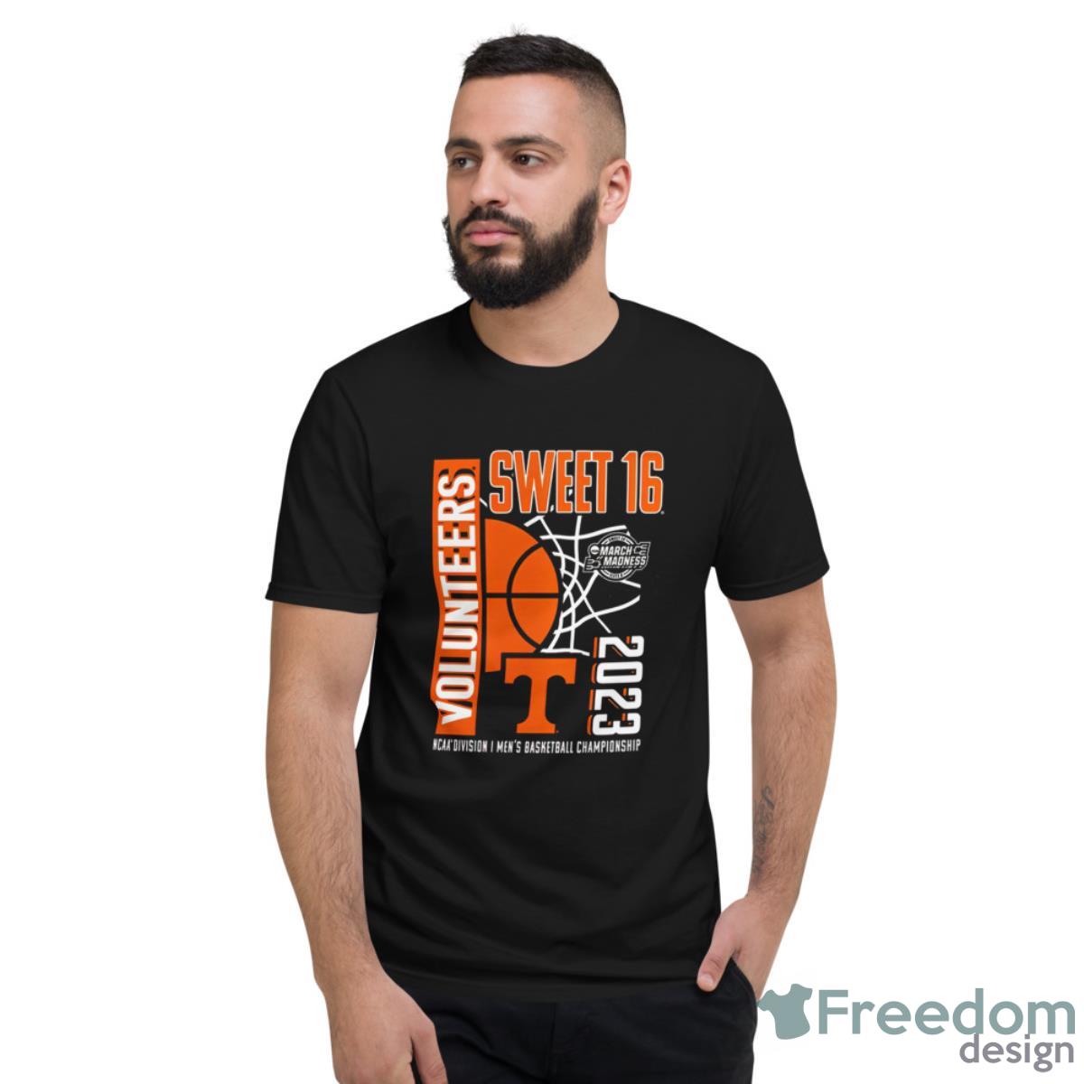 Tennessee 2023 NCAA Mens Basketball Tournament March Madness Sweet 16 Shirt - Short Sleeve T-Shirt