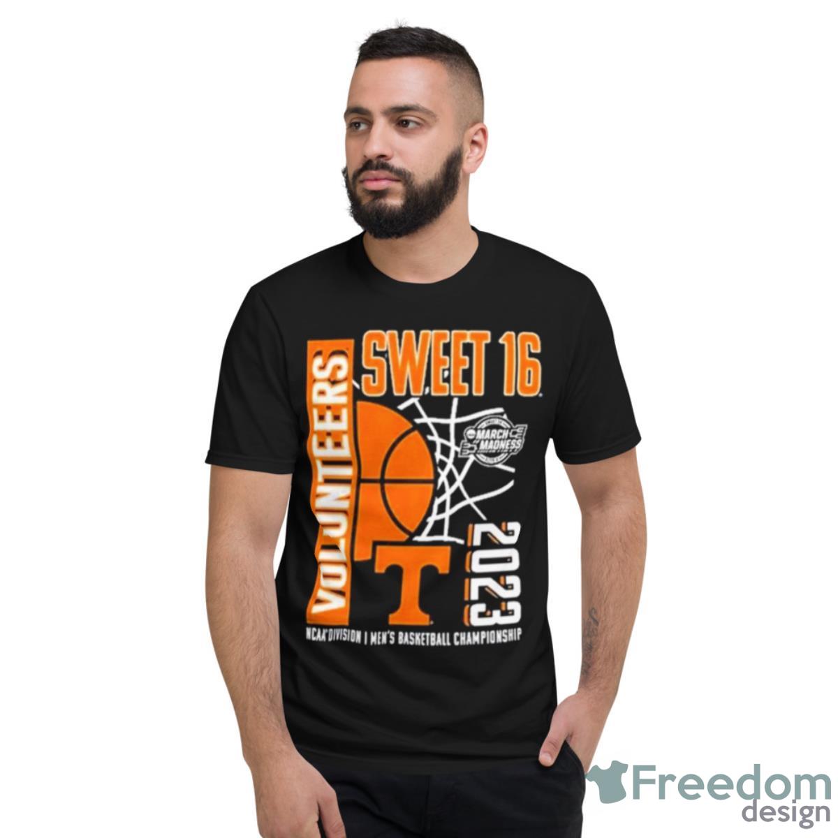 Tennessee Volunteers 2023 NCAA Men’s Basketball Tournament March Madness Sweet 16 Shirt - Short Sleeve T-Shirt