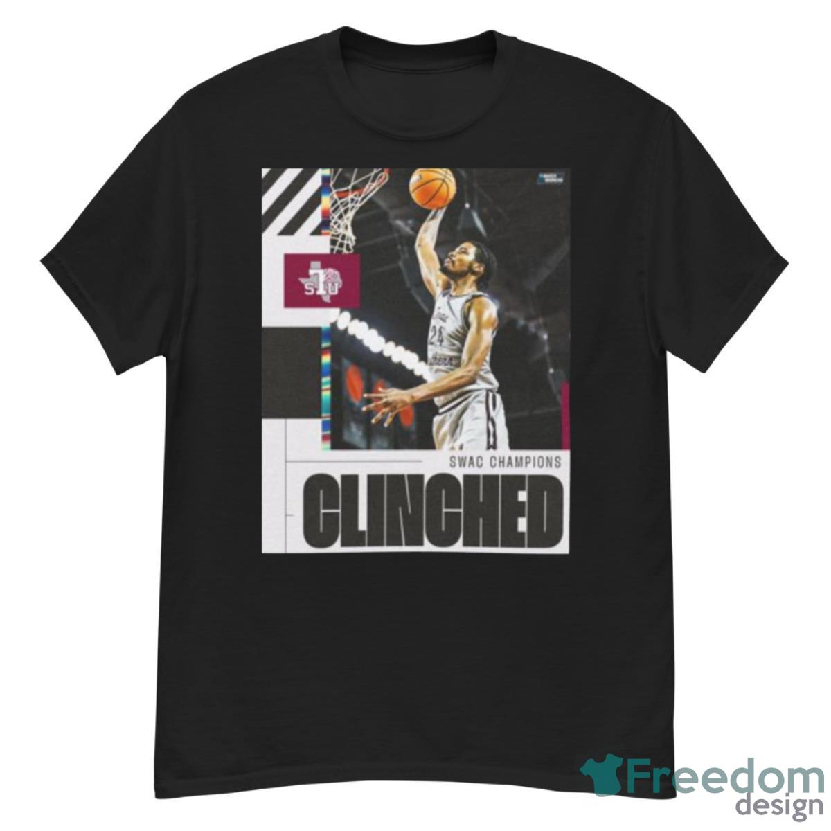 Texas Southern Tigers 2023 NCAA Clinched March Madness Shirt Product Photo 1