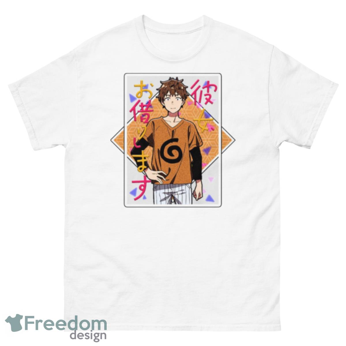 Text Box Kazuya Kinoshita Anime Rent A Girlfriend Japanese Shirt - 500 Men’s Classic Tee Gildan