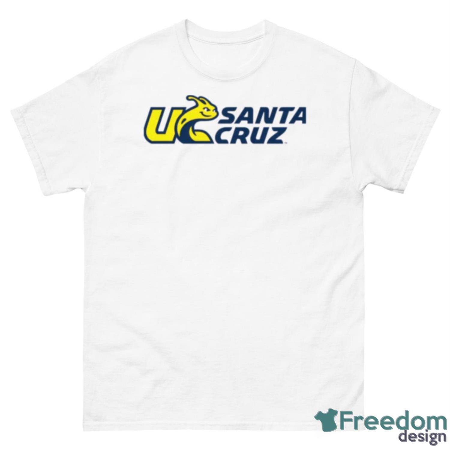 Text Logo Uc Santa Cruz Banana Slugs Shirt - 500 Men’s Classic Tee Gildan