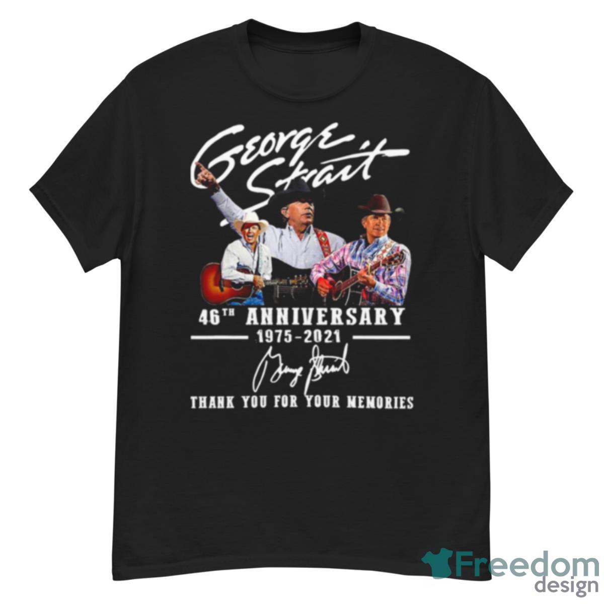 Thank You For The Memories 2021 George Strait Shirt Product Photo 1