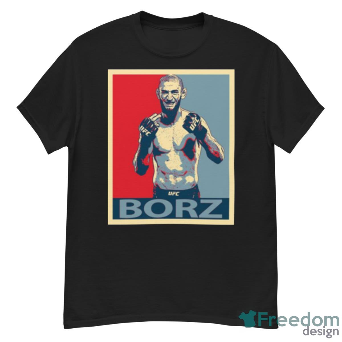 The Borz Portrait Khamzat Chimaev Shirt - G500 Men’s Classic T-Shirt