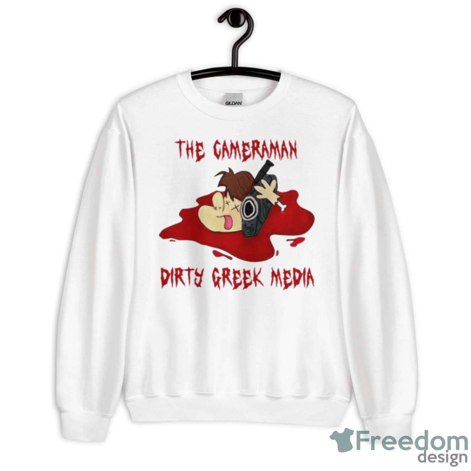 The Cameraman Dirty Greek Media Shirt - Unisex Heavy Blend Crewneck Sweatshirt