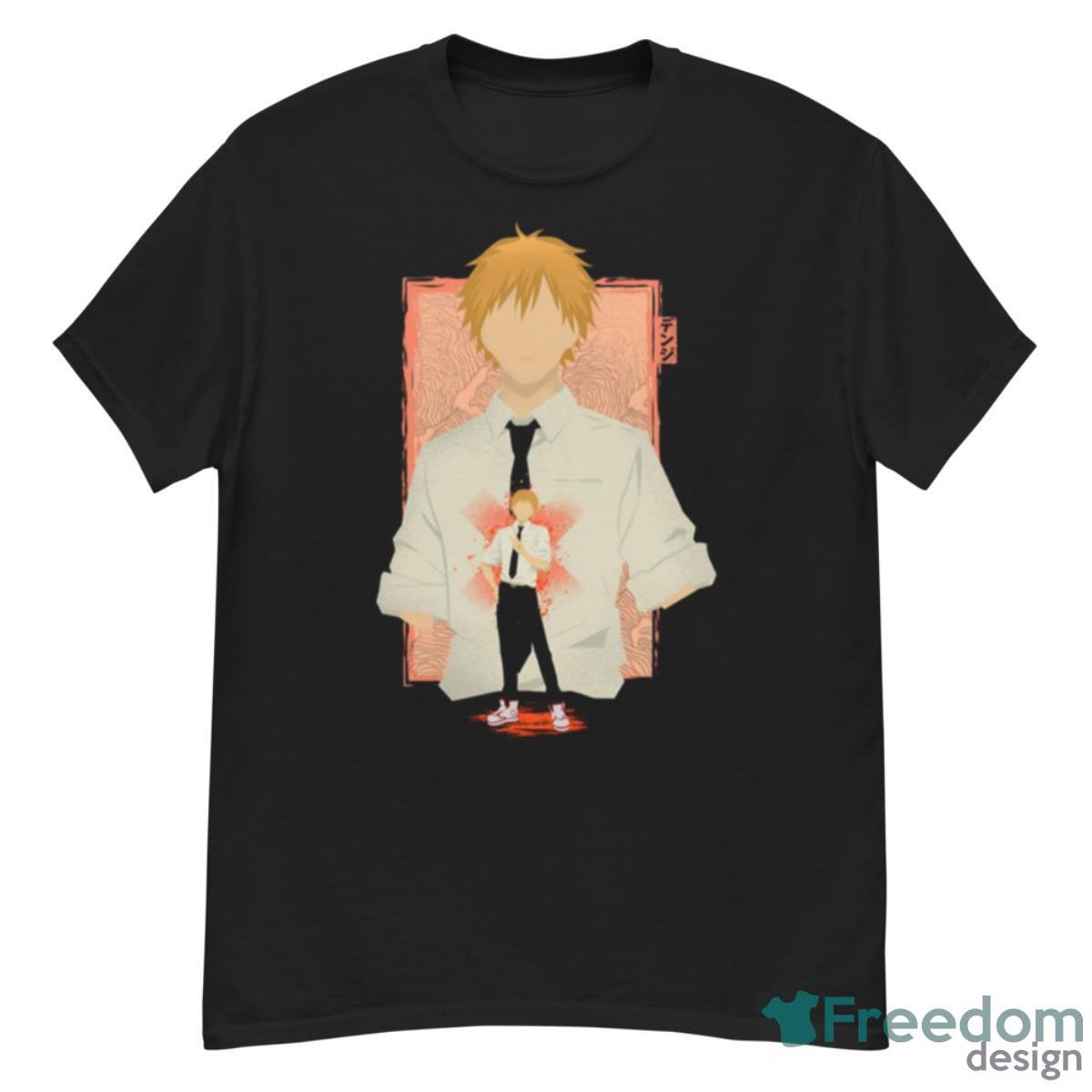 The Devil Hunter Rookie Chainsaw Man Manga Series Minimalist Fanart Shirt Product Photo 1