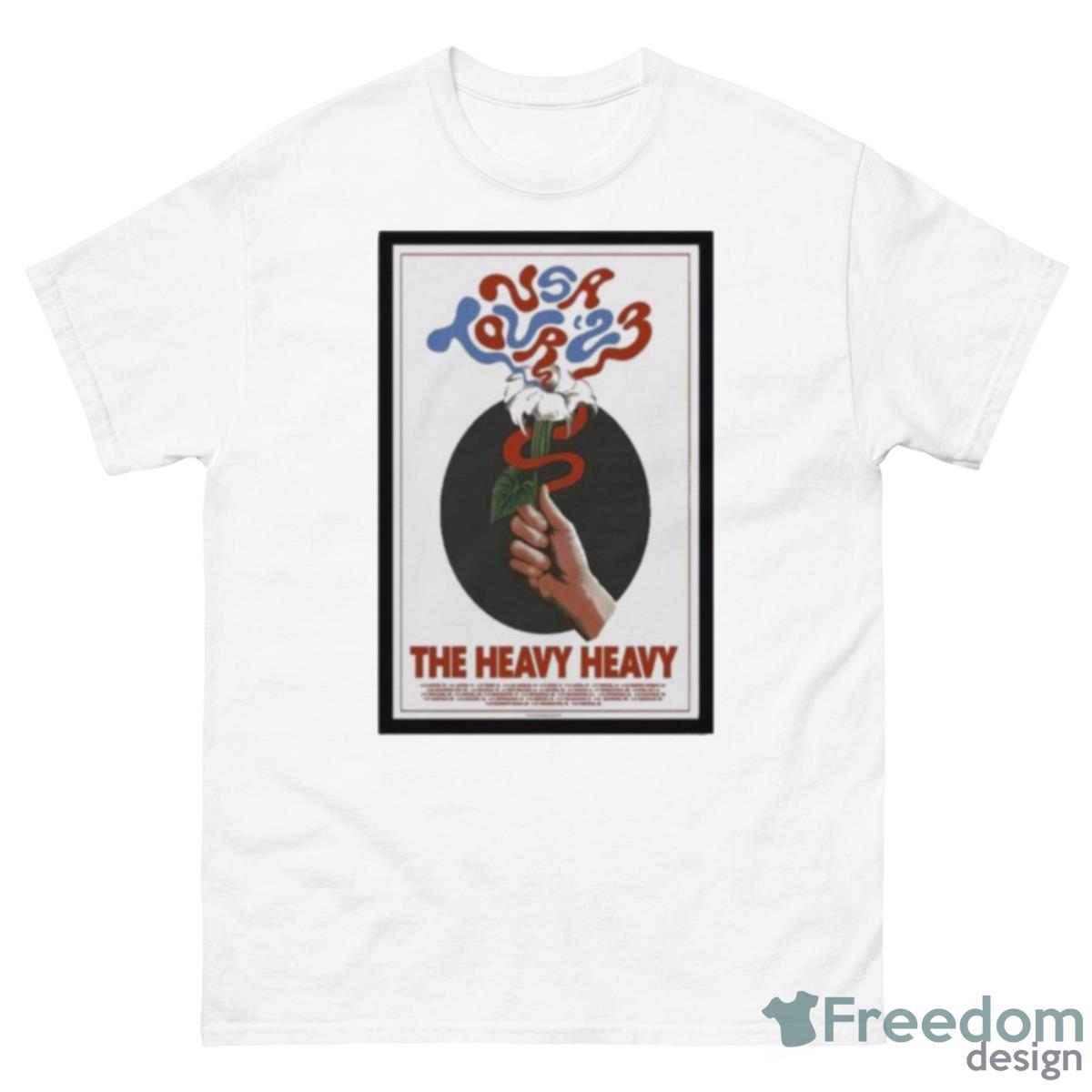 The Heavy Heavy USA Tour 2023 Poster Shirt - 500 Men’s Classic Tee Gildan