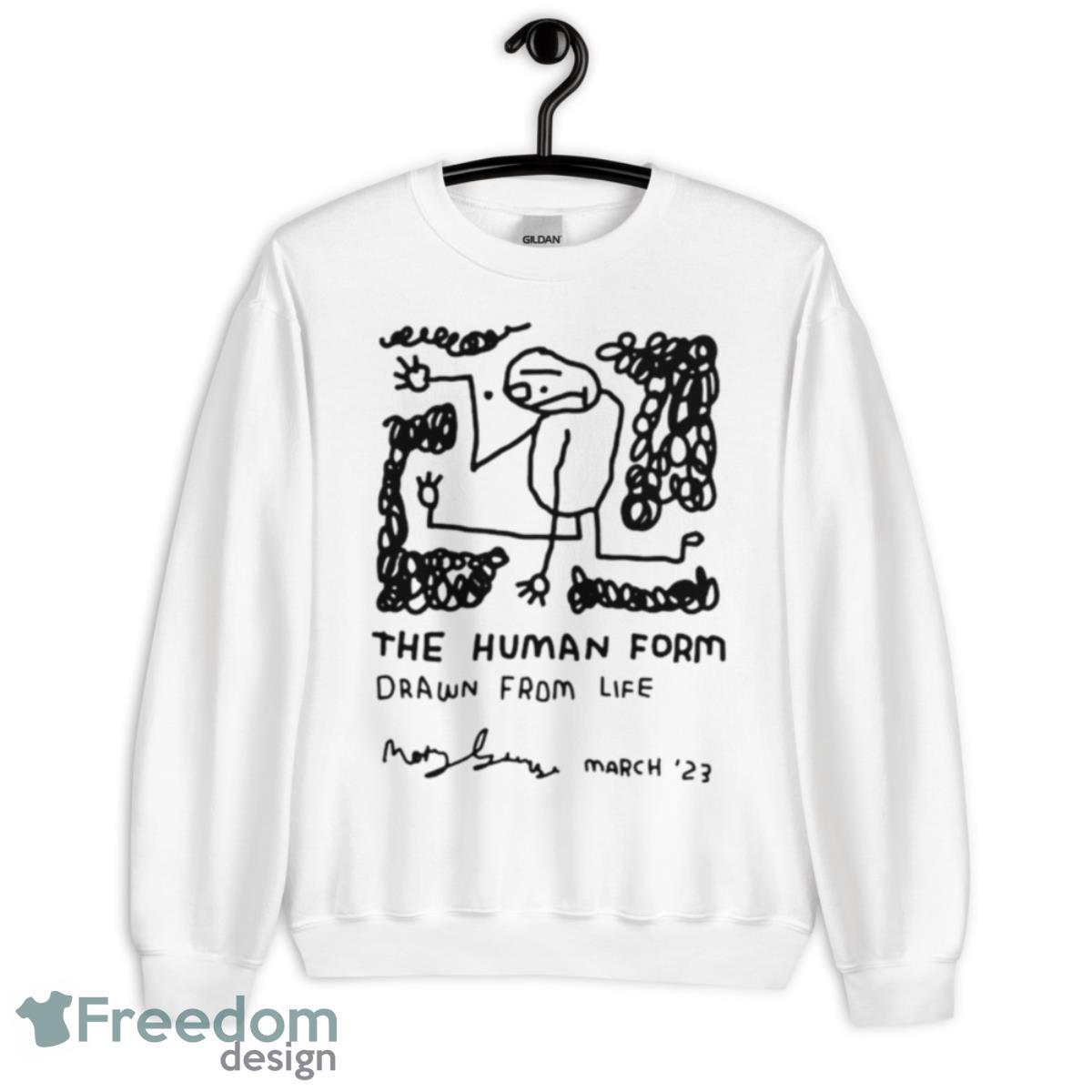 The Human Form Drawn From Life Shirt - Unisex Heavy Blend Crewneck Sweatshirt