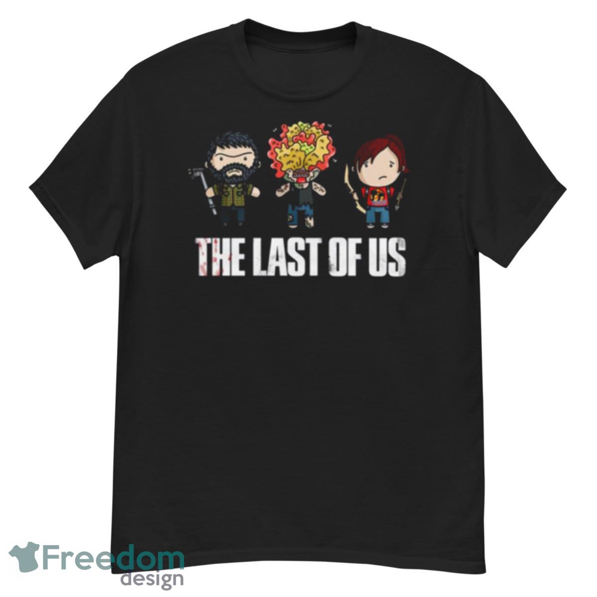 The Last Of Us Ellie And Joel And Clicker Chibi Shirt - G500 Men’s Classic T-Shirt