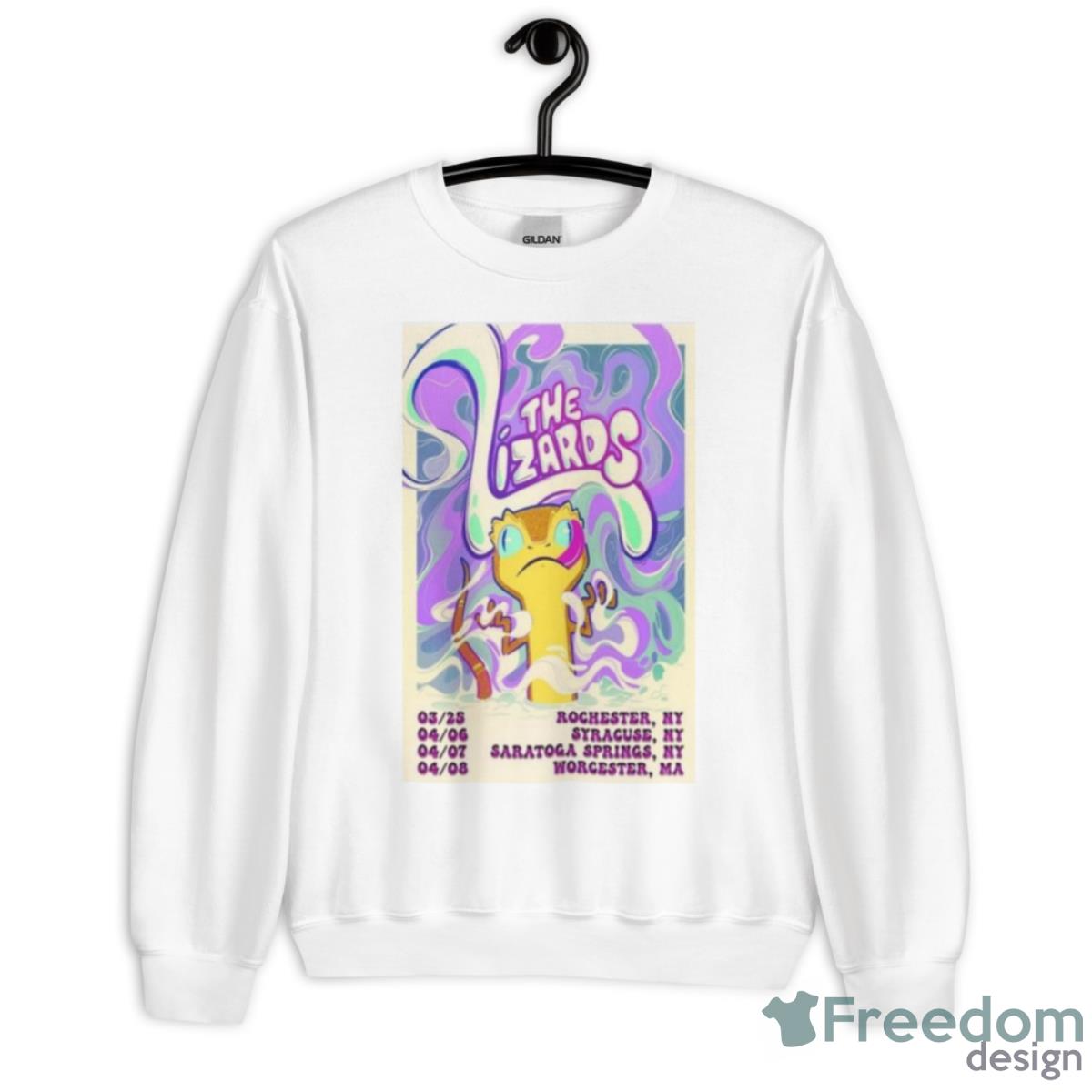 The Lizards Tour 2023 Shirt - Unisex Heavy Blend Crewneck Sweatshirt