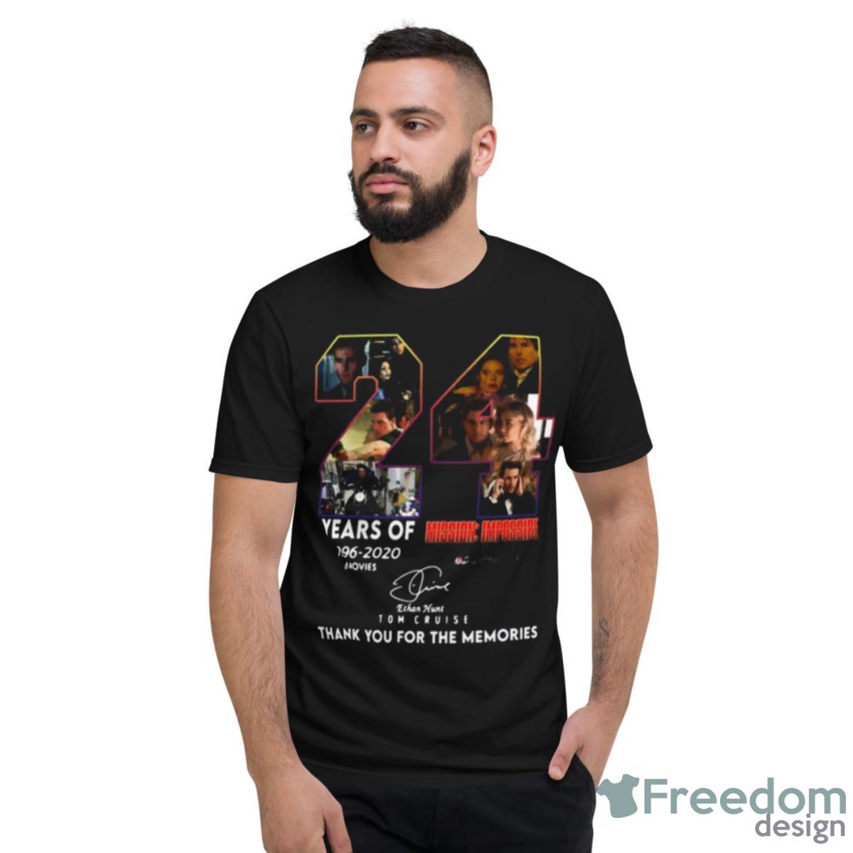 The Memories 24 Years Mission Impossible Design Tom Cruise Shirt Product Photo 2