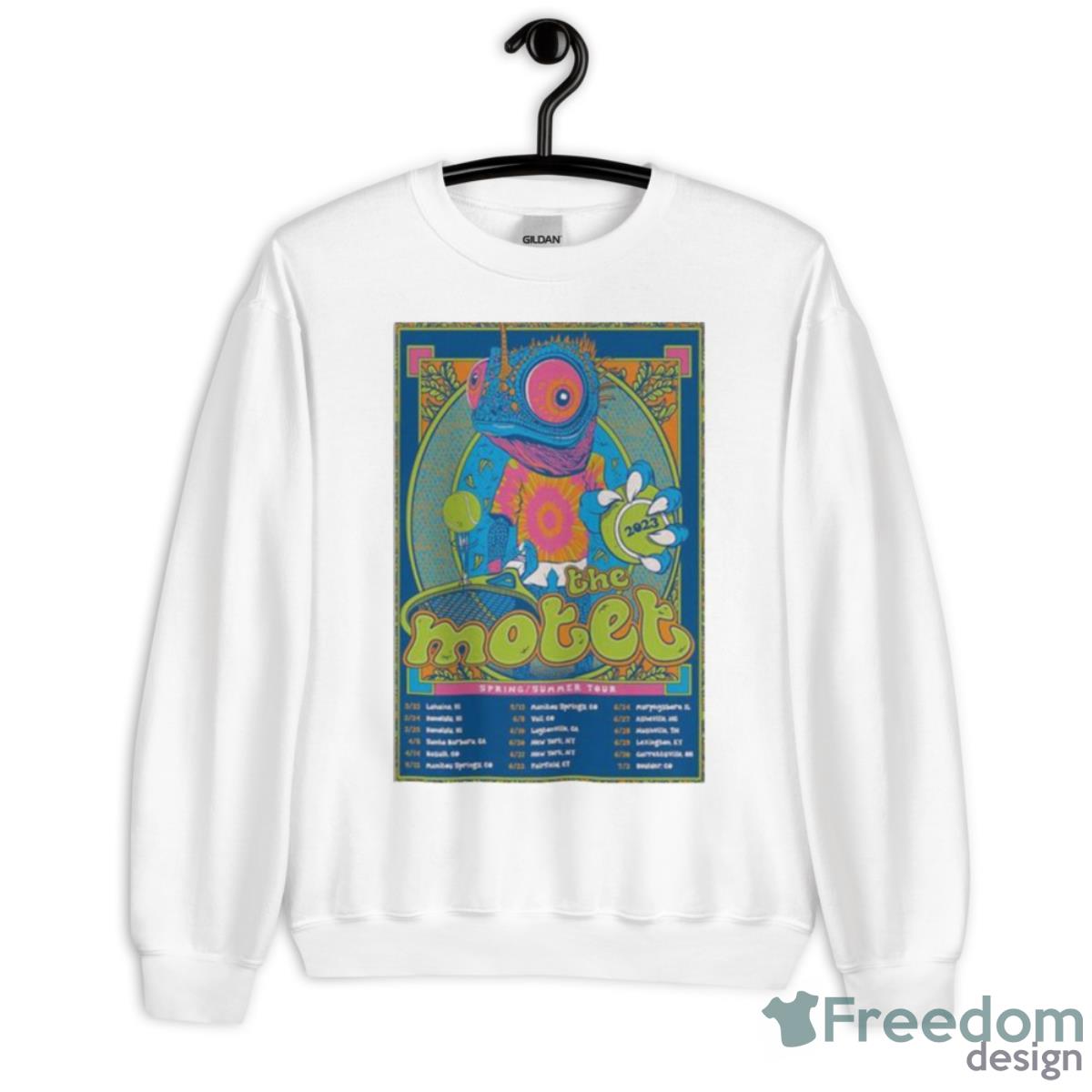 The Motet Spring Summer Tour 2023 Poster Shirt - Unisex Heavy Blend Crewneck Sweatshirt