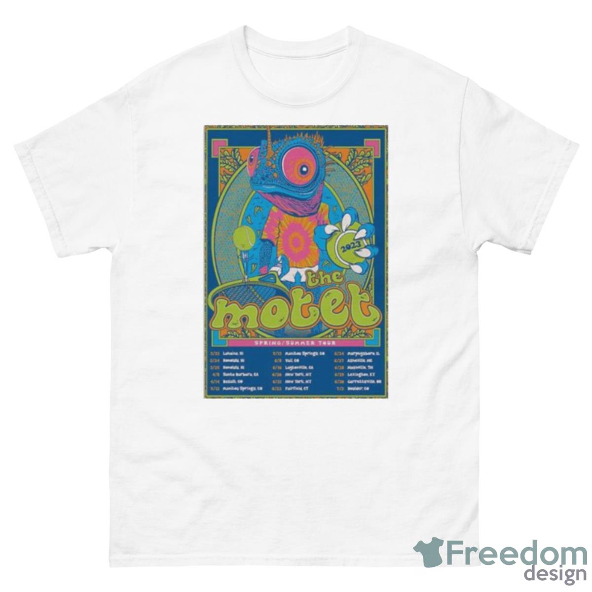 The Motet Spring Summer Tour 2023 Poster Shirt - 500 Men’s Classic Tee Gildan