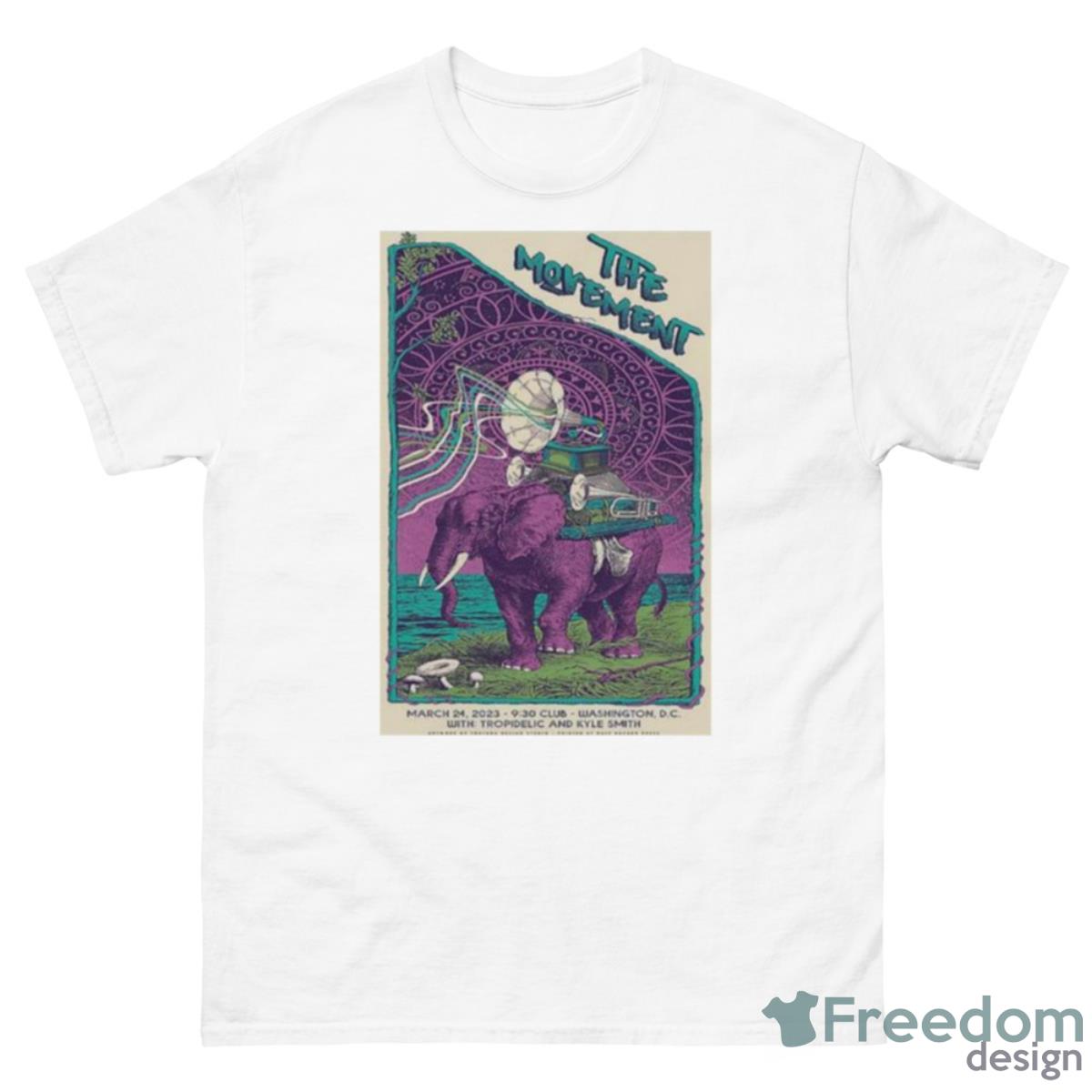 The Movement March 24 2023 Washington DC Poster Shirt - 500 Men’s Classic Tee Gildan