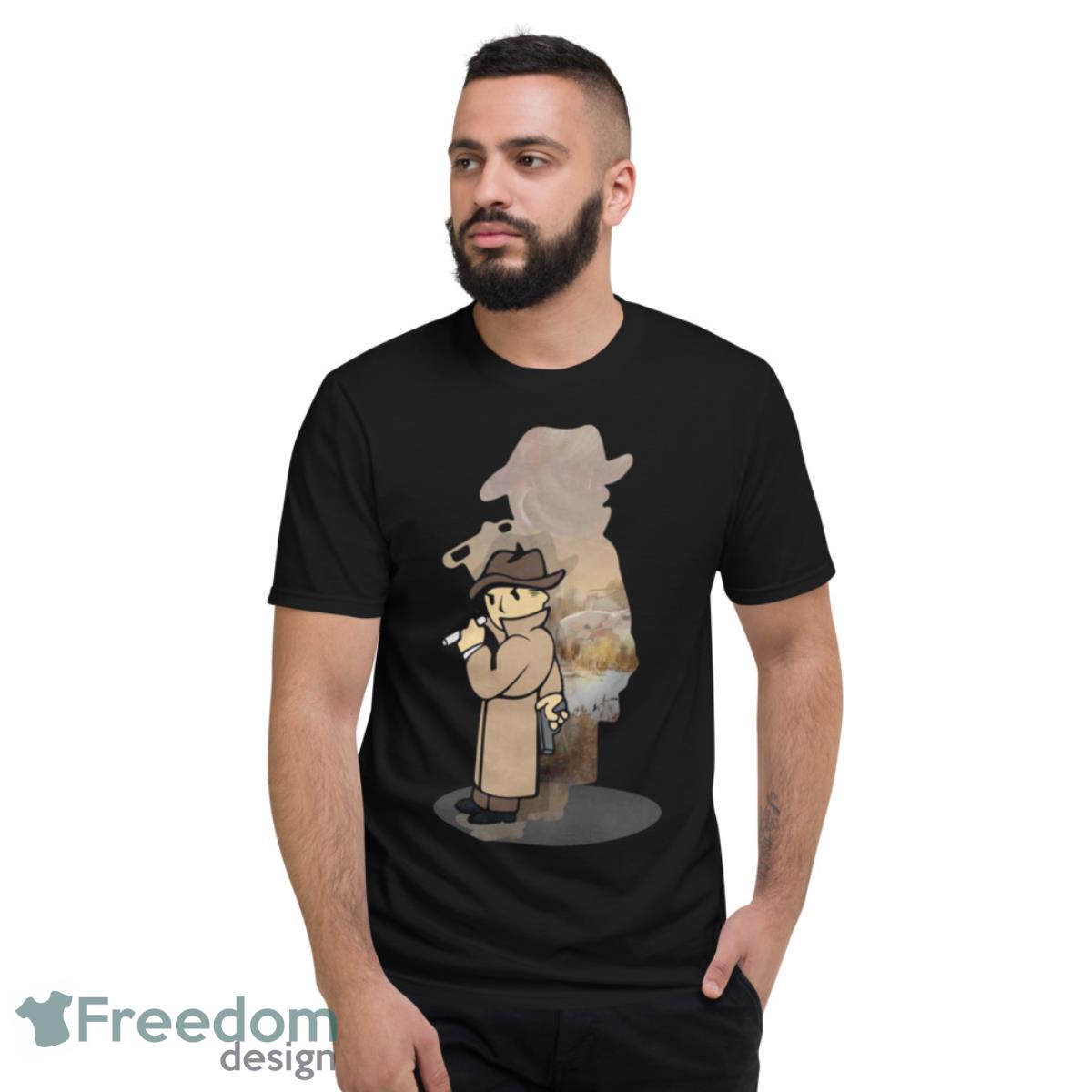 The Mysterious Stranger Fallout Game Shirt - Short Sleeve T-Shirt