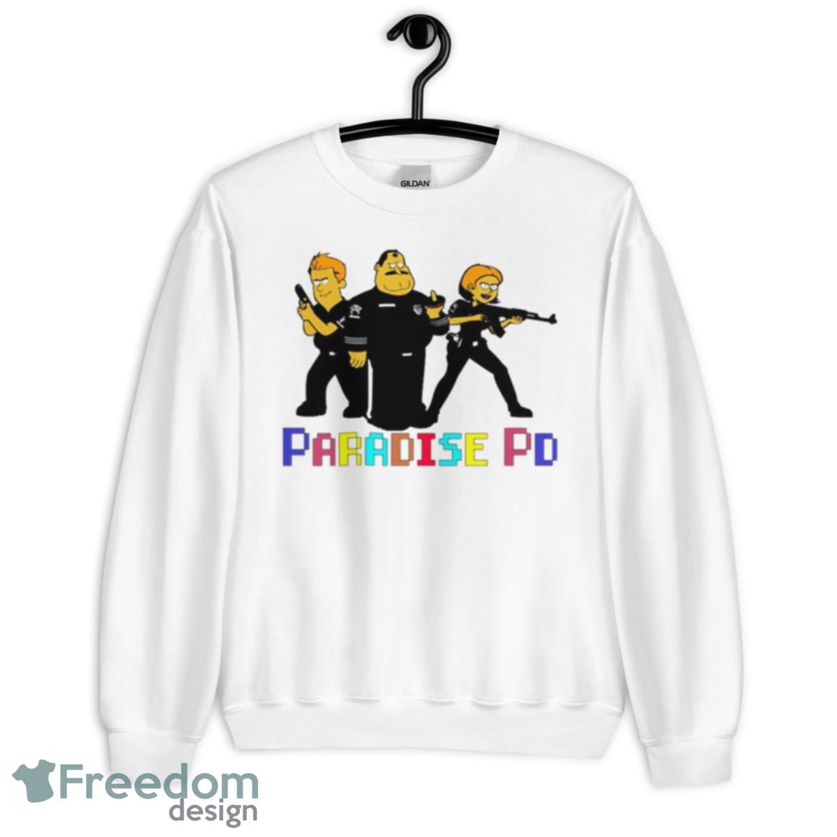 The Simpsons Parody Paradise Pd Shirt - Unisex Heavy Blend Crewneck Sweatshirt