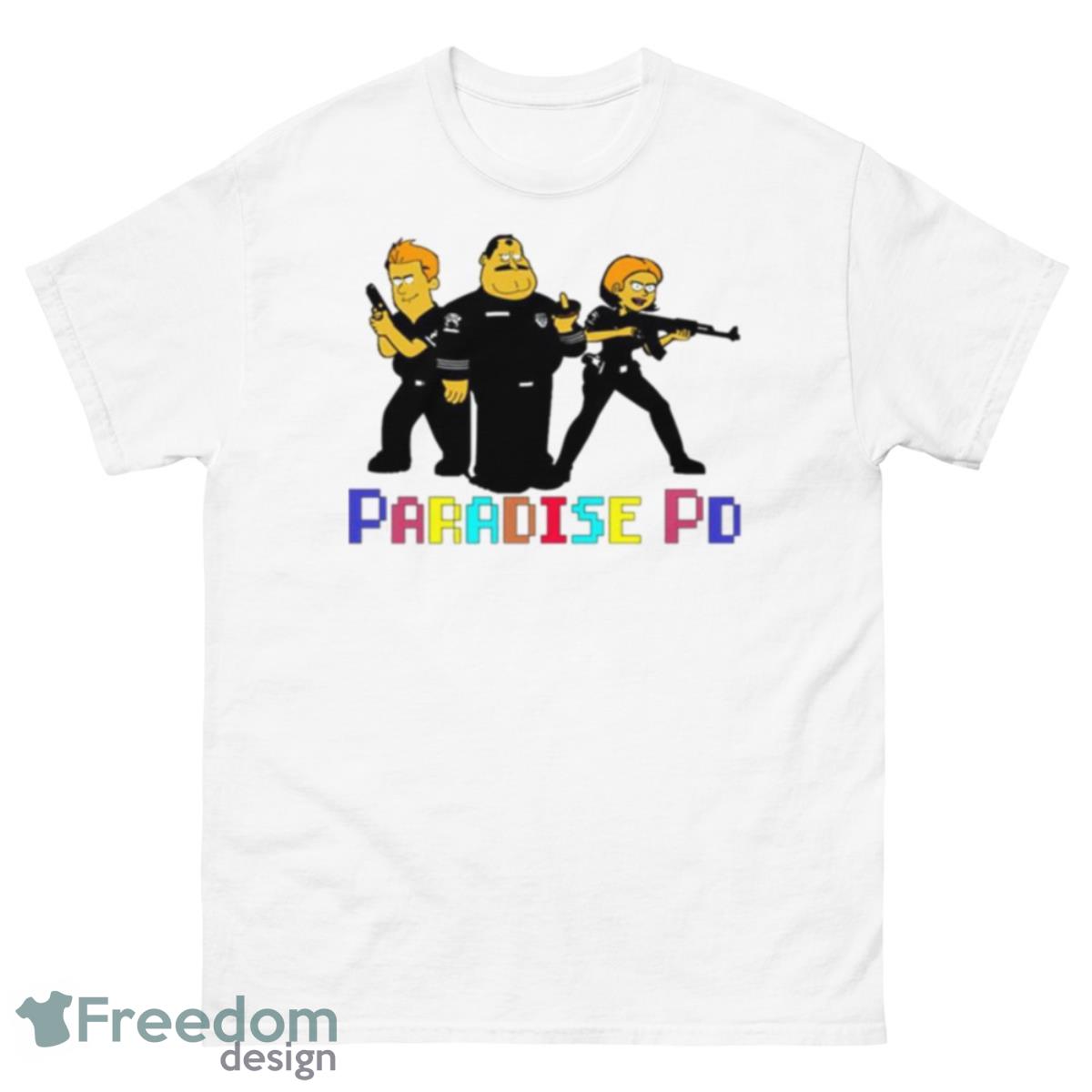 The Simpsons Parody Paradise Pd Shirt - 500 Men’s Classic Tee Gildan