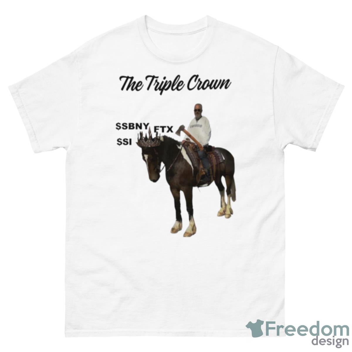 The Triple Crown SBNY FTX SI Shirt - 500 Men’s Classic Tee Gildan