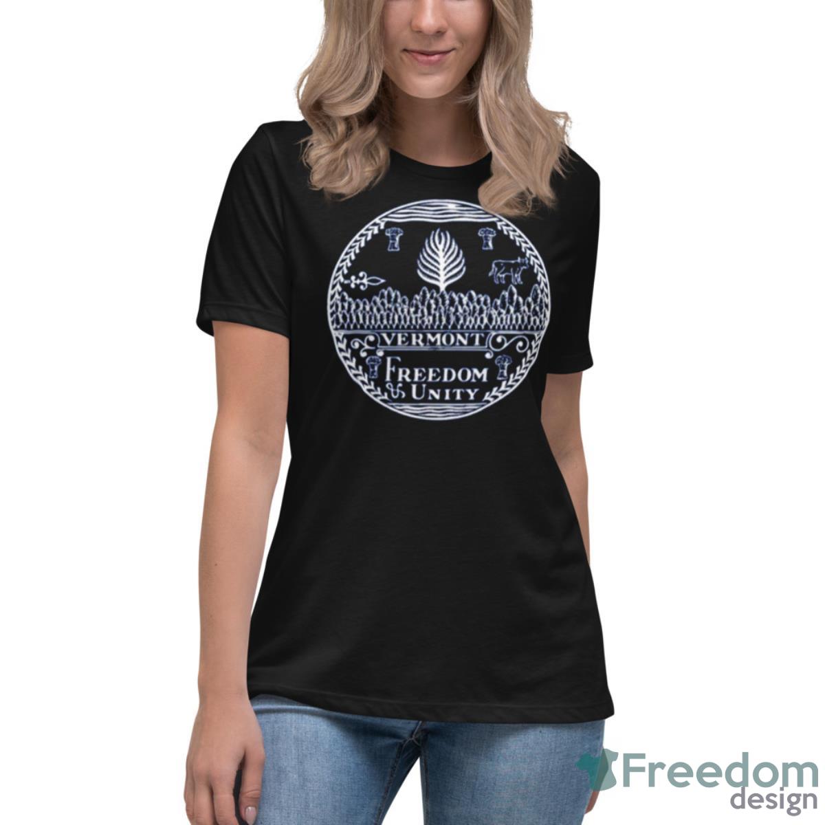 The Vermont Seal White Us Military shirt