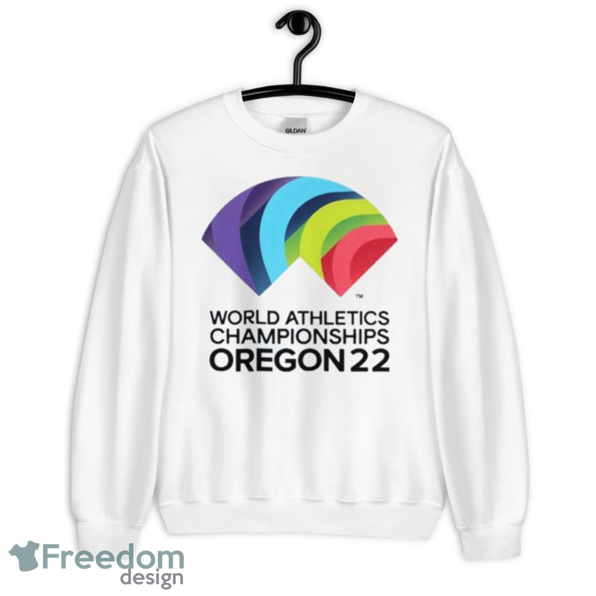 The World Athletics Championships Oregon22 Shirt - Unisex Heavy Blend Crewneck Sweatshirt