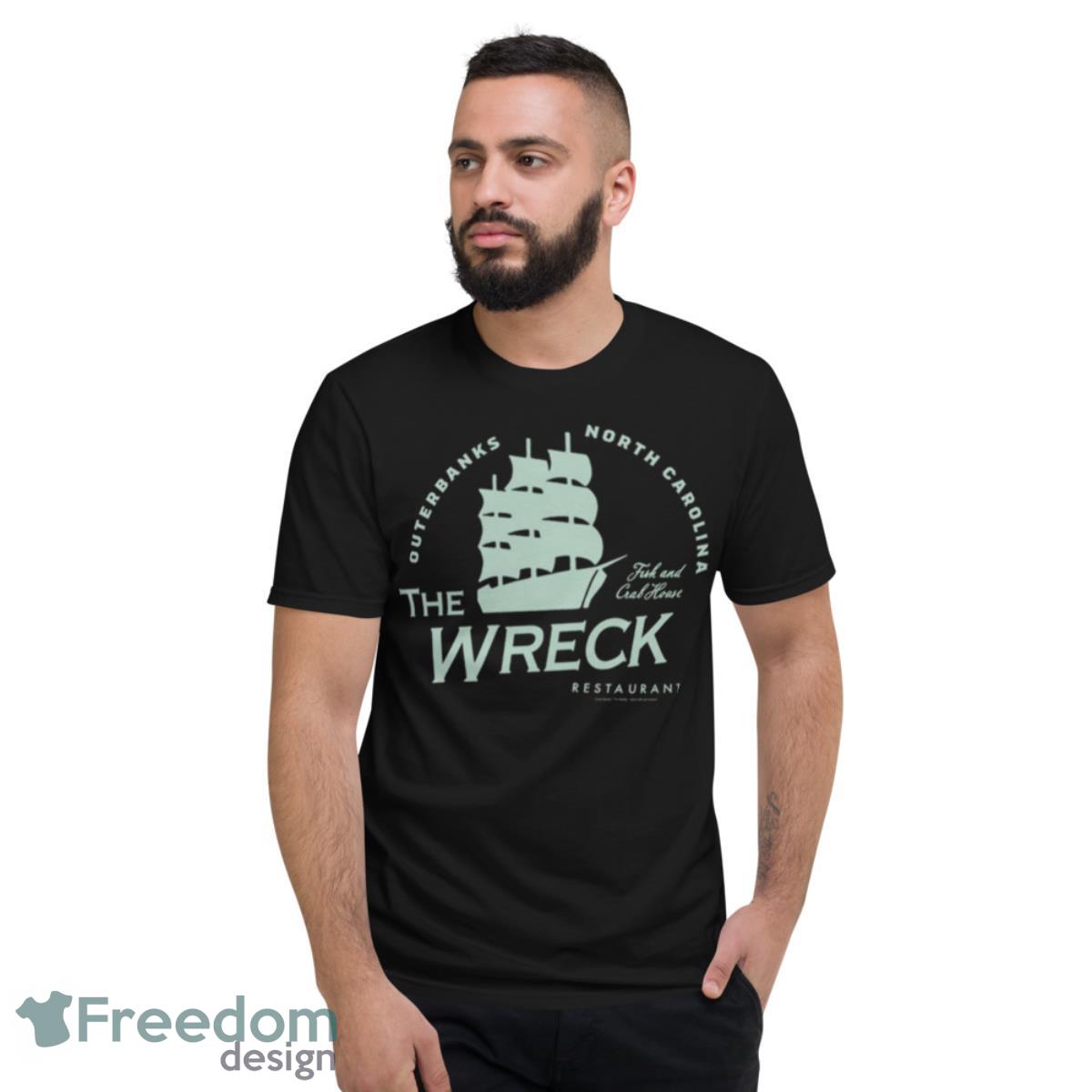 The Wreck Restaurant Ship Logo Outer Banks Shirt - Short Sleeve T-Shirt