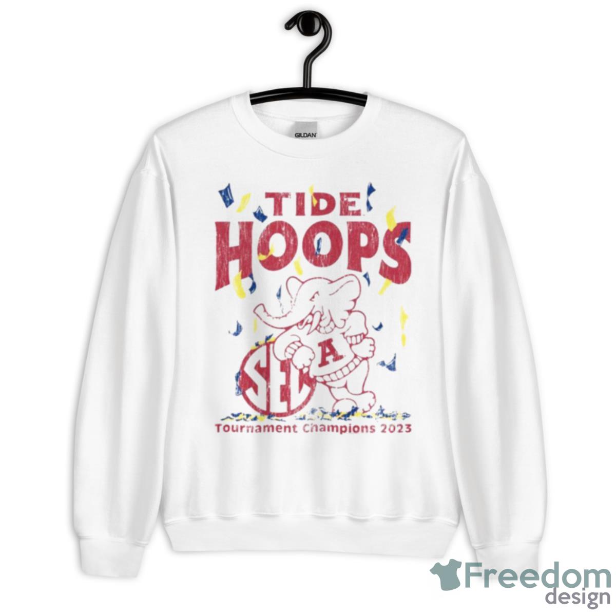 Tide Hoops Tournament Champions 2023 Alabama Shirt - Unisex Heavy Blend Crewneck Sweatshirt