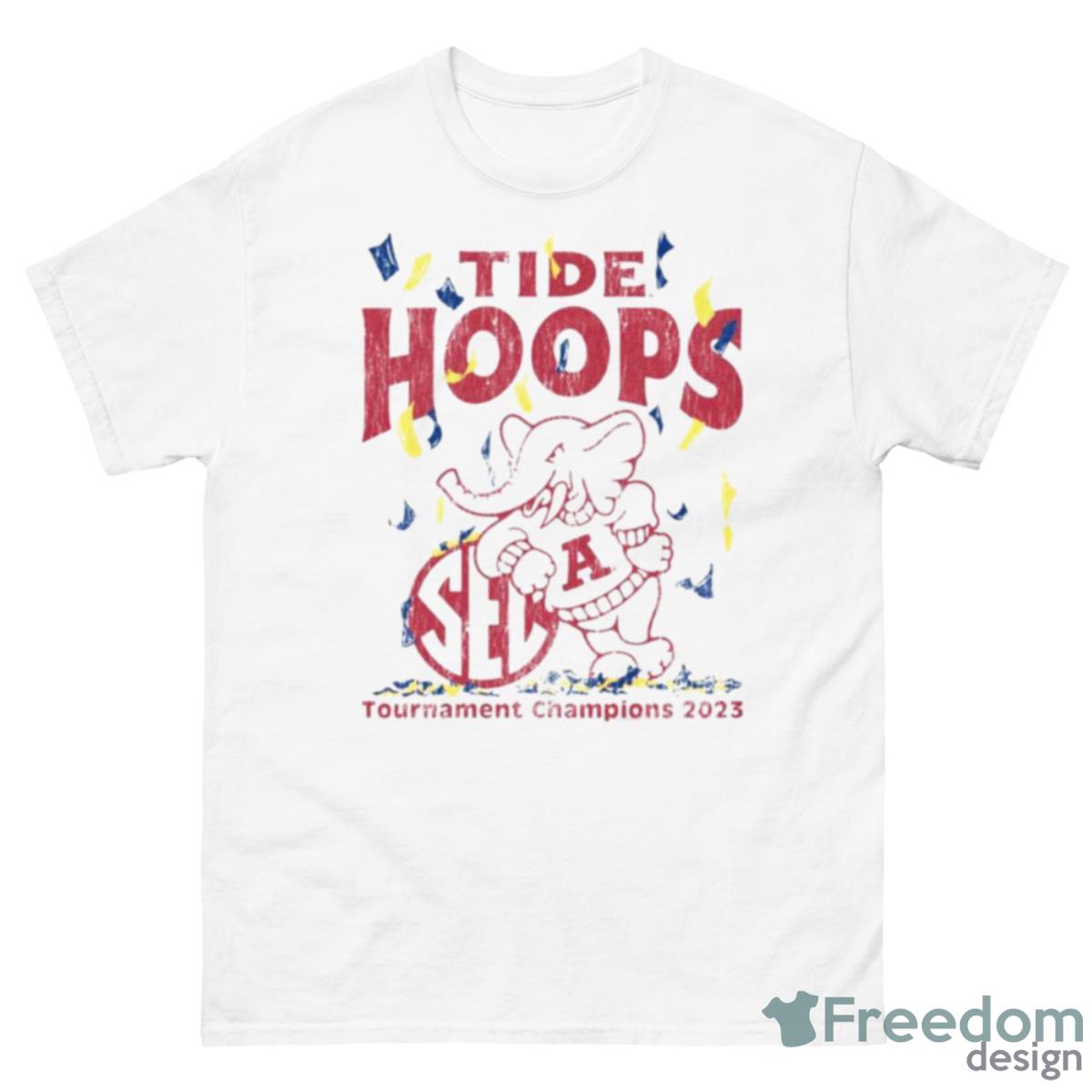 Tide Hoops Tournament Champions 2023 Alabama Shirt - 500 Men’s Classic Tee Gildan