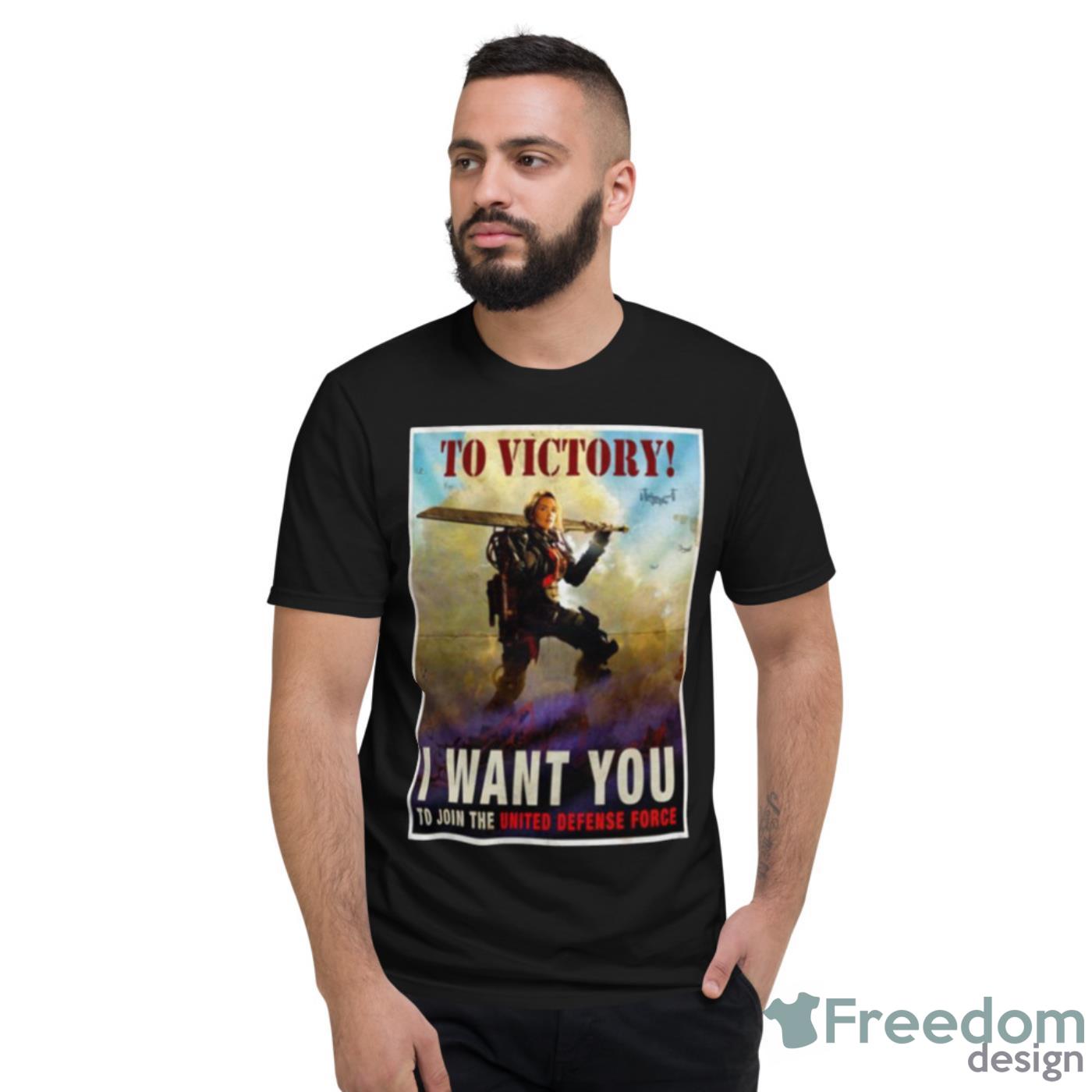 To Victory Angel Of Verdun Edge Of Tomorrow Shirt - Short Sleeve T-Shirt