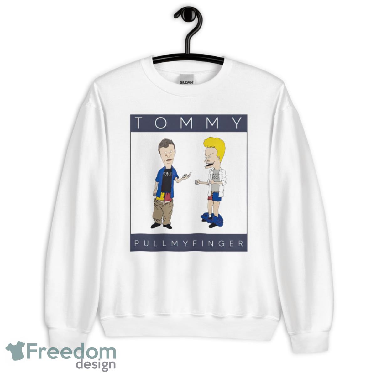 Tommy Pull My Finger Shirt - Unisex Heavy Blend Crewneck Sweatshirt