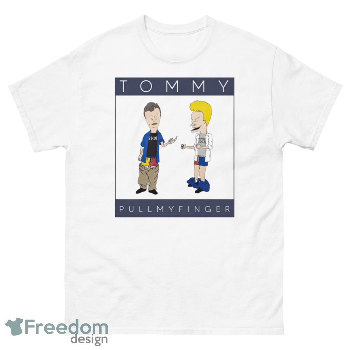 Tommy Pull My Finger Shirt - 500 Men’s Classic Tee Gildan