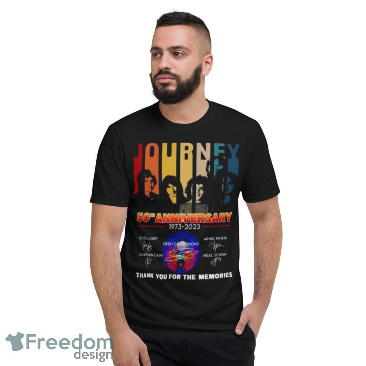 ToTo Journey 2023 Freedom Tour 2023 Signatures Shirt - Short Sleeve T-Shirt