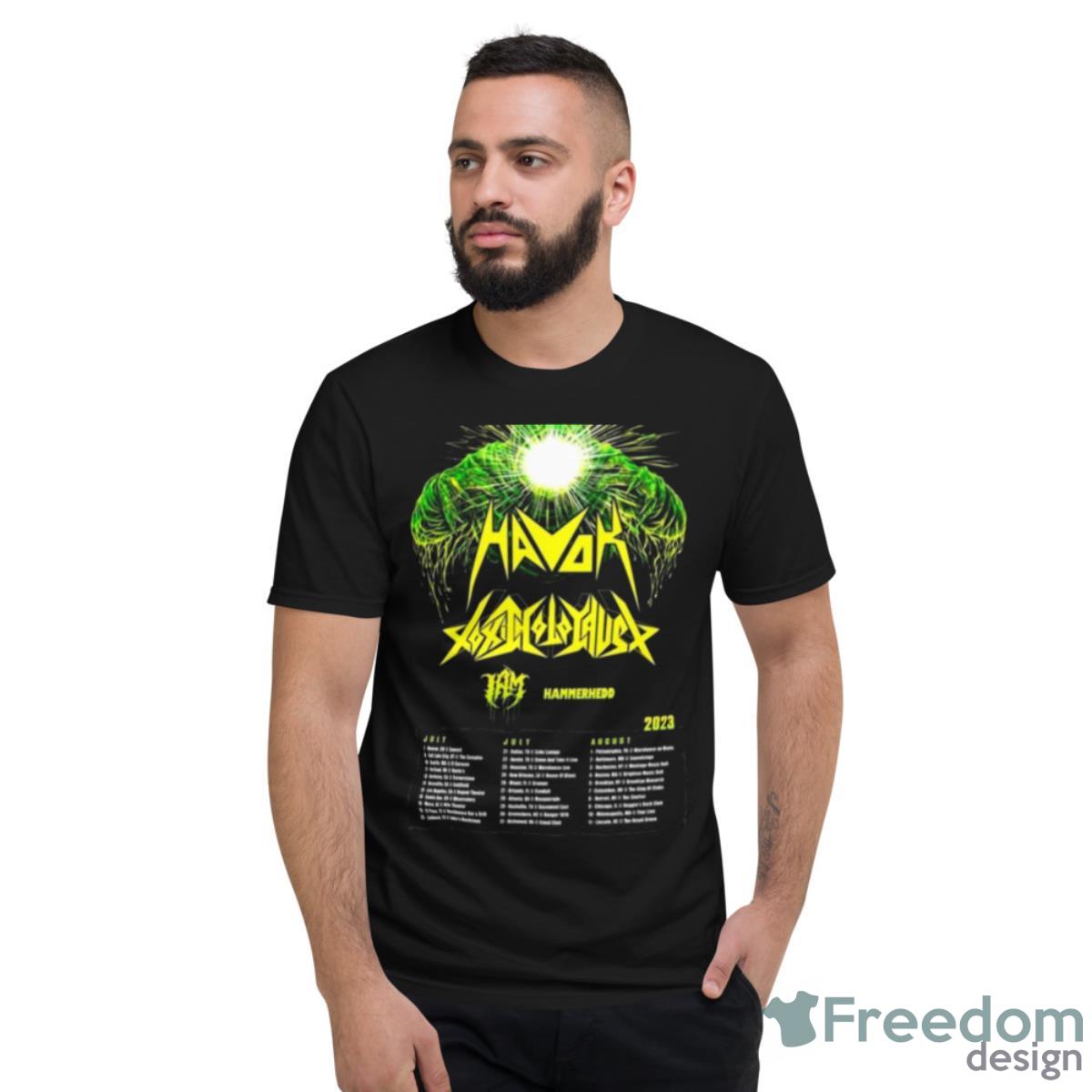 Toxic Holocaust And Havok Announce Summer Co Headlining Tour 2023 Shirt - Short Sleeve T-Shirt