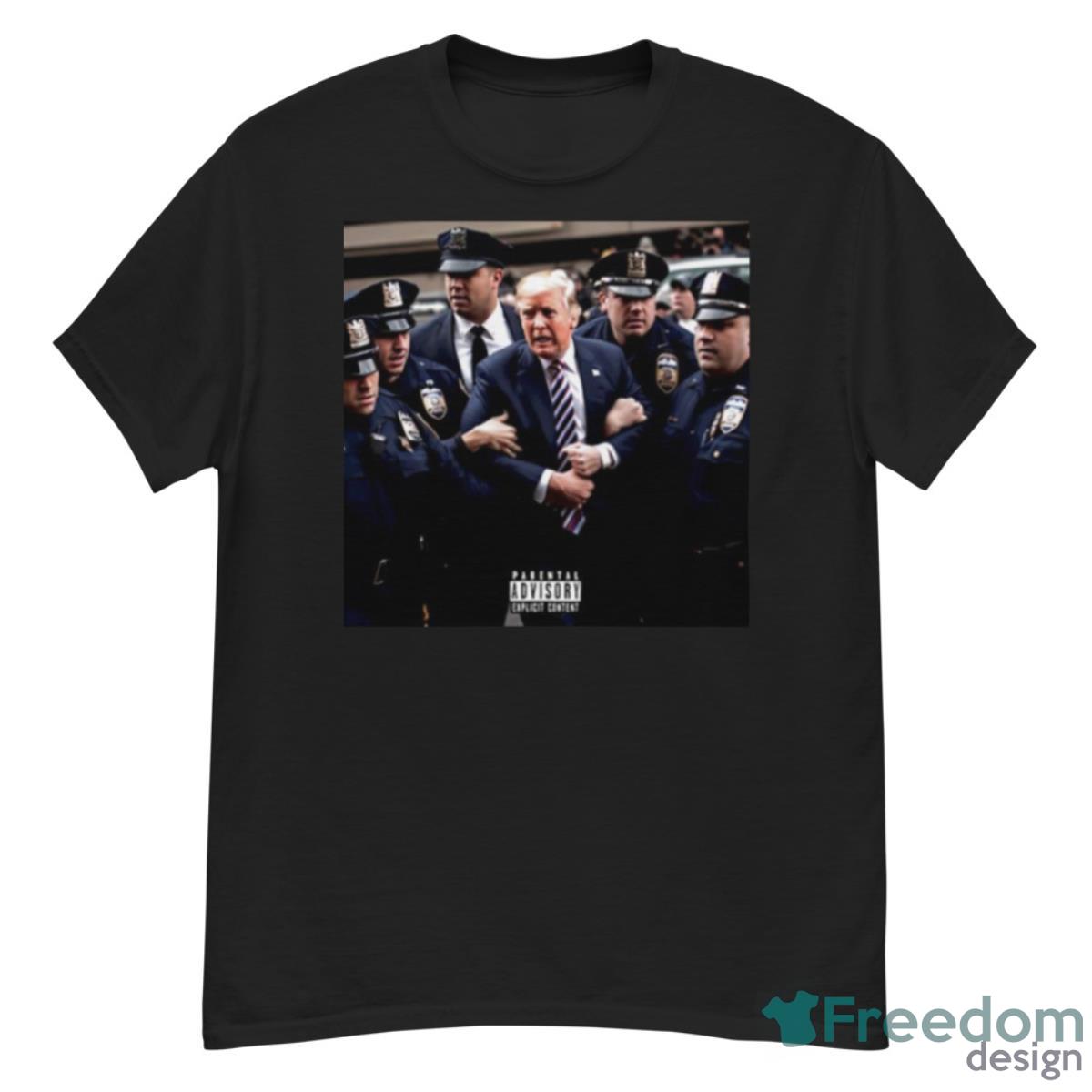 Trump Getting Arrested Meme Shirt - G500 Men’s Classic T-Shirt