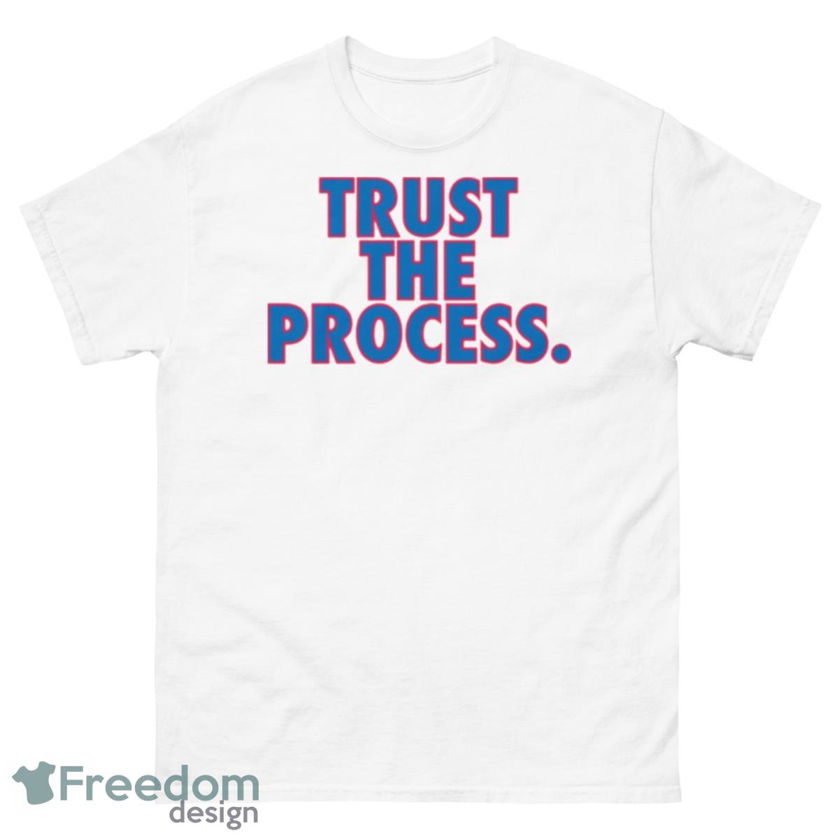 Ttp Alt Trust The Process Philadelphia 76ers Shirt - 500 Men’s Classic Tee Gildan