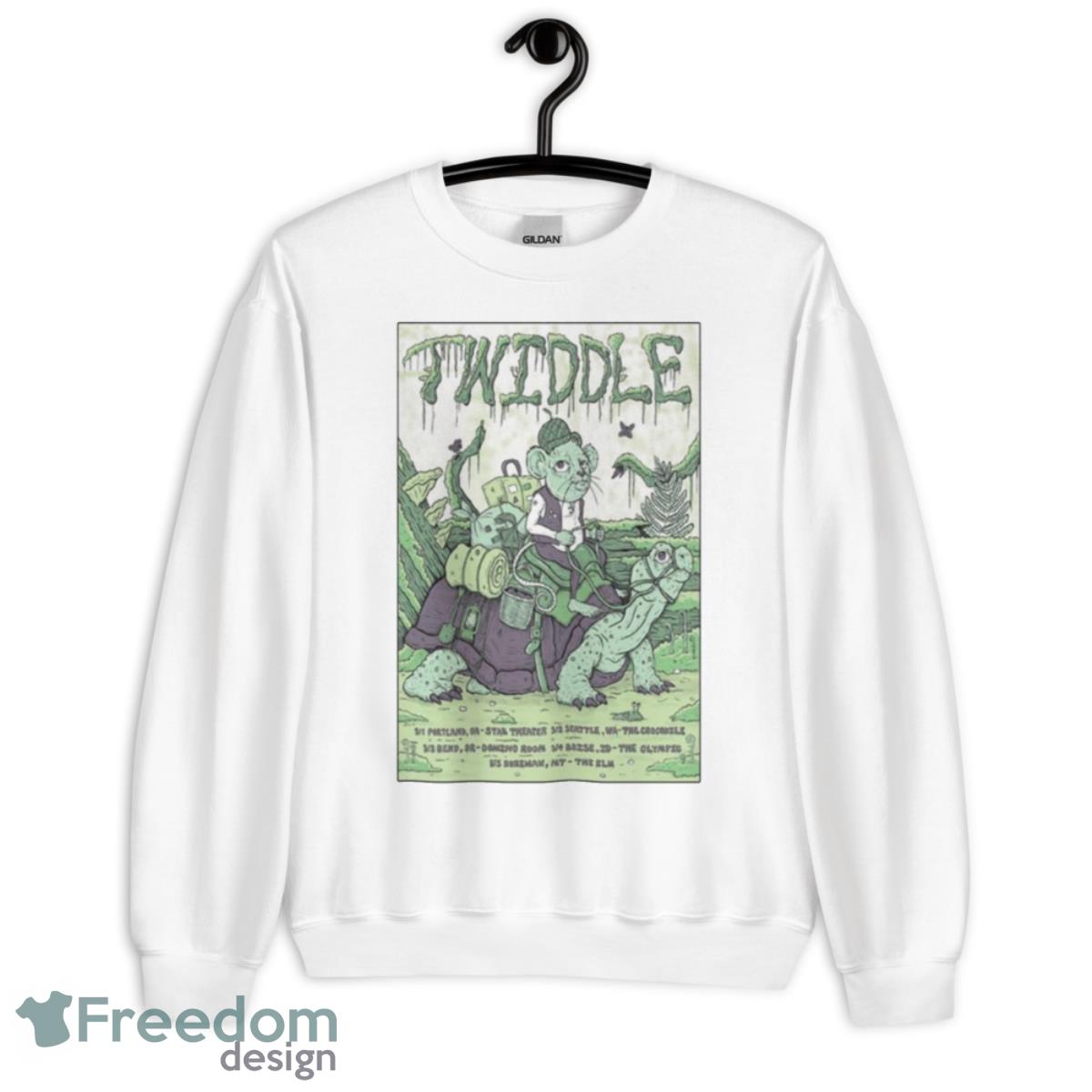 Twiddle Portland OR Through Bozeman MT March 5 2023 Shirt - Unisex Heavy Blend Crewneck Sweatshirt