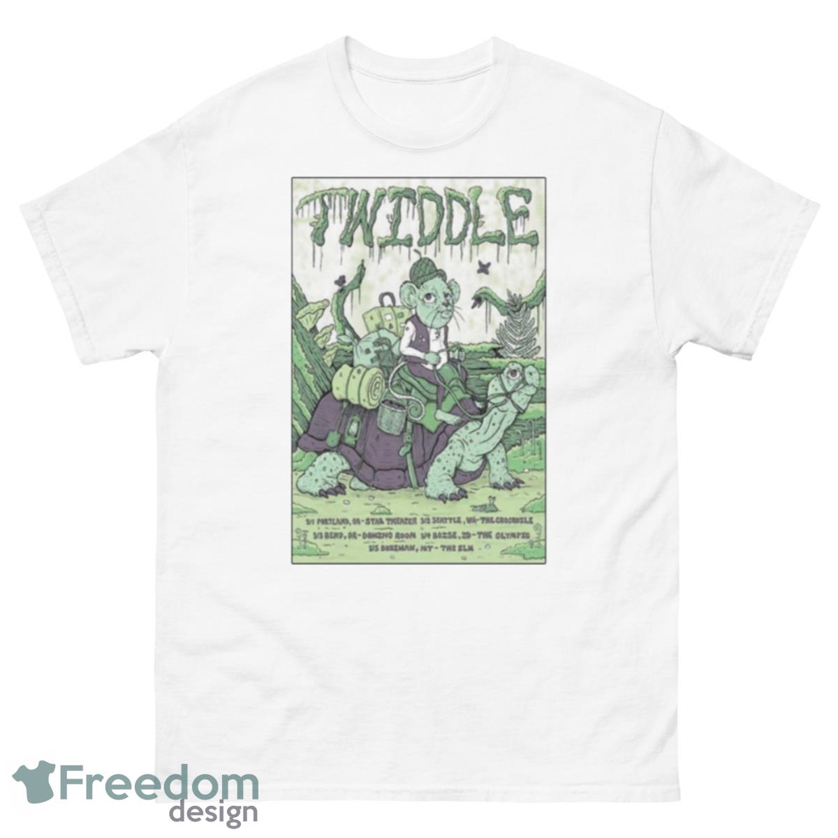 Twiddle Portland OR Through Bozeman MT March 5 2023 Shirt - 500 Men’s Classic Tee Gildan