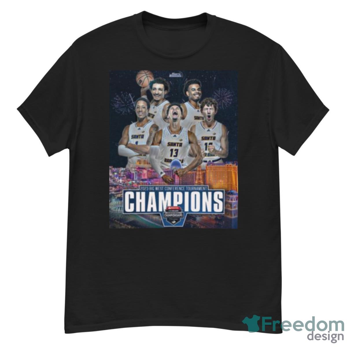 UC Santa Barbara Gauchos 2023 Big West Champions Shirt Product Photo 1