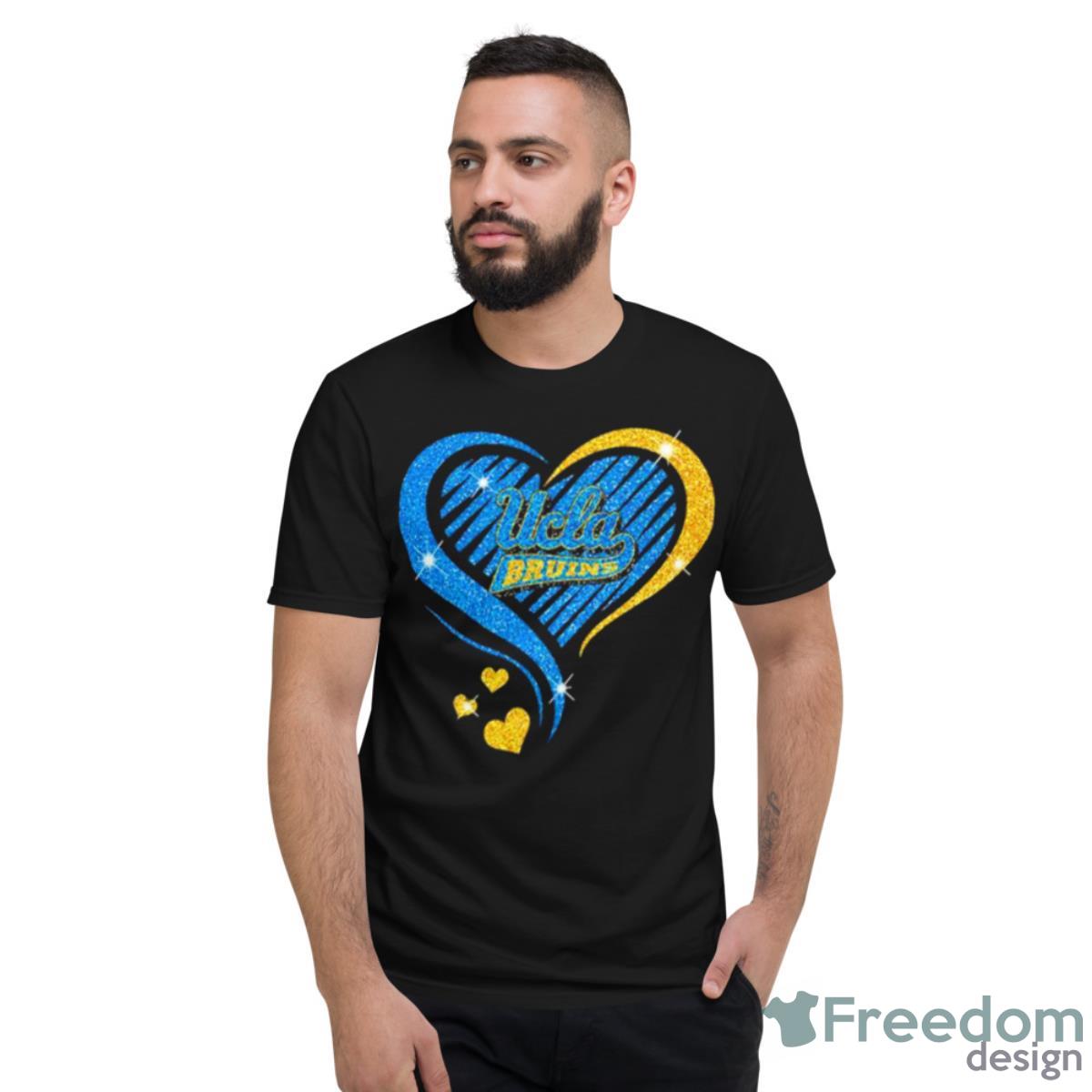 Ucla Bruins Basketball Love Heart Diamond 2023 NCAA Shirt - Short Sleeve T-Shirt