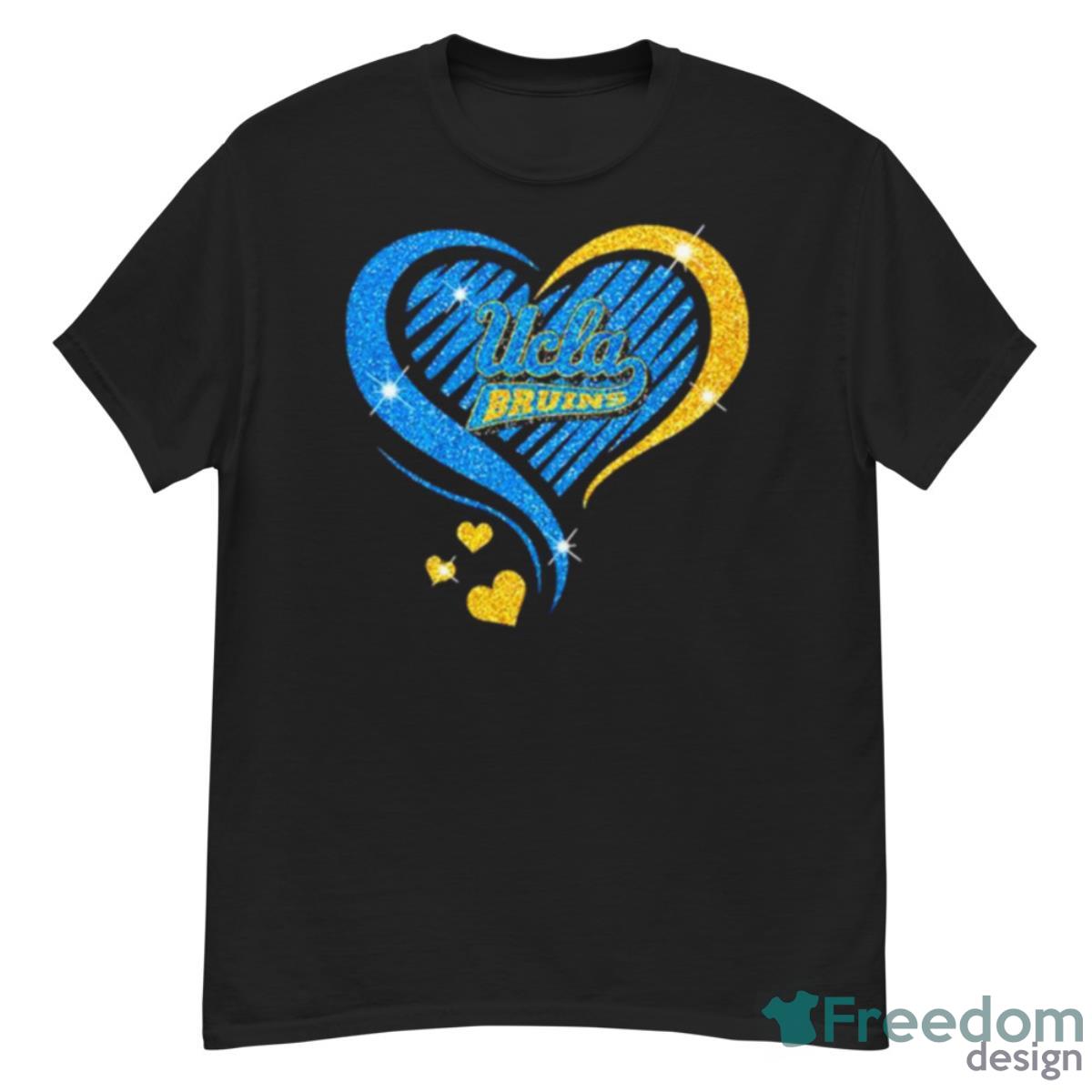 Ucla Bruins Basketball Love Heart Diamond 2023 NCAA Shirt - G500 Men’s Classic T-Shirt