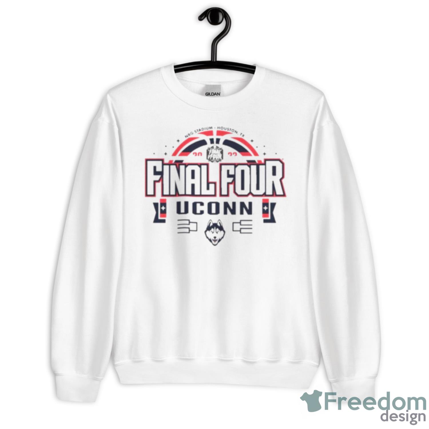 UConn Huskies 2023 NCAA Final Four NRG Stadium, Houston Shirt - Unisex Heavy Blend Crewneck Sweatshirt