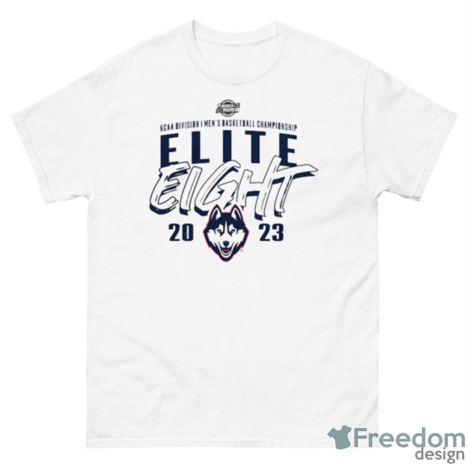 UConn Huskies 2023 NCAA Men’s Basketball Tournament March Madness Elite Eight Team Shirt - 500 Men’s Classic Tee Gildan